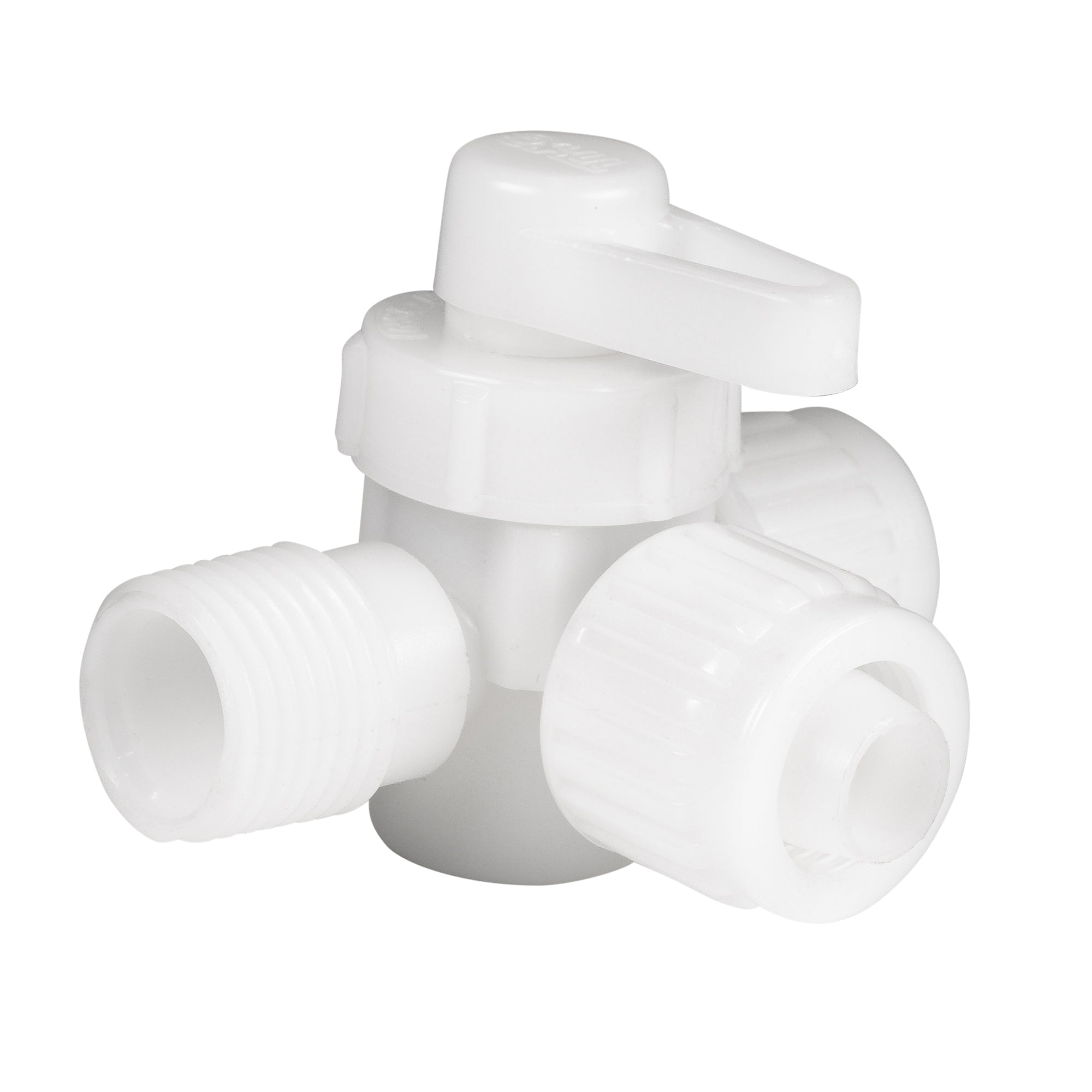 RV Flair-It 1/2" Compression to 1/2" Male 3-Way Directional Bypass Shutoff Fitting