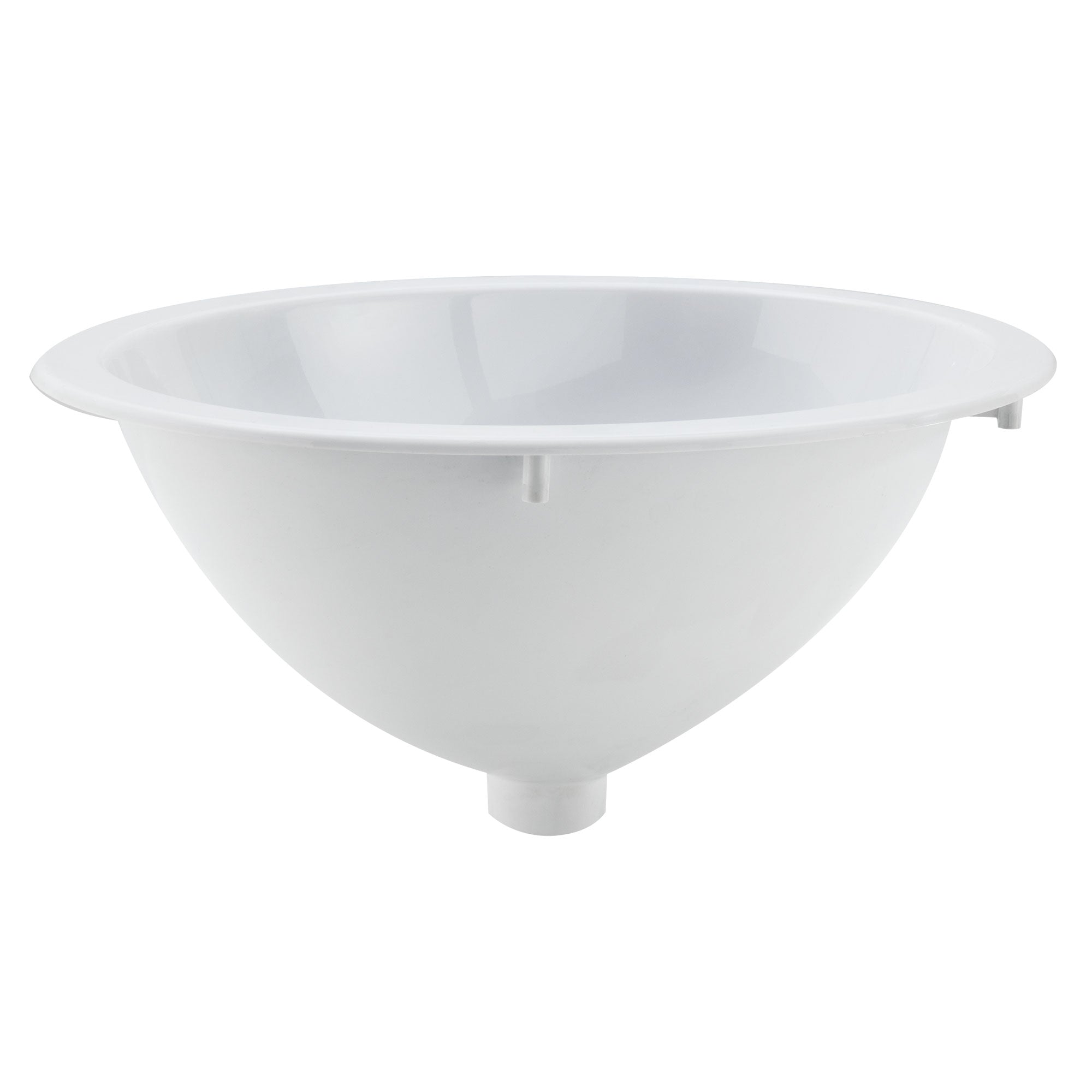 RV Oval White Sink 10" x 13" with Stopper