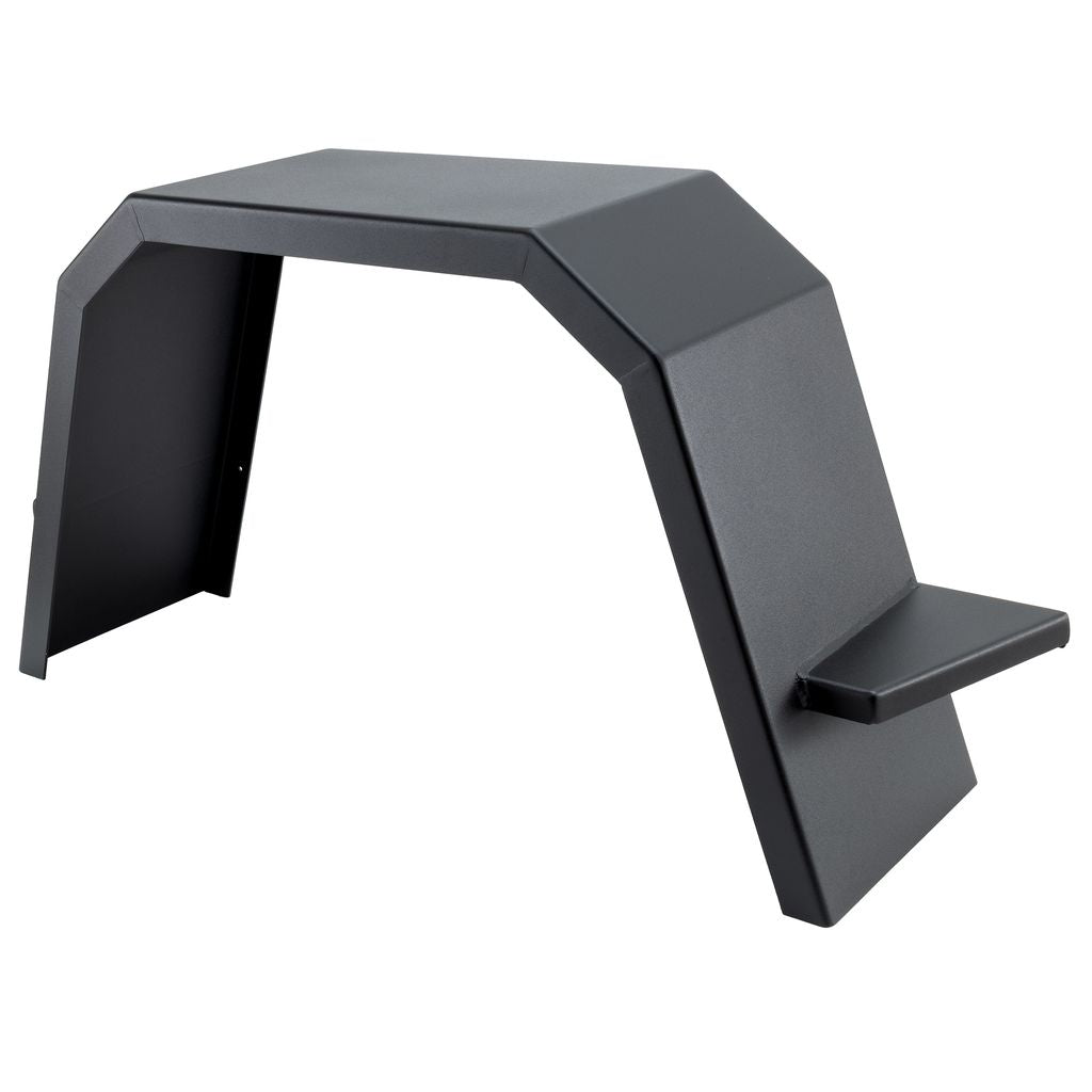 Aluminum Trailer Fender with Step 40" x 19" x 10"