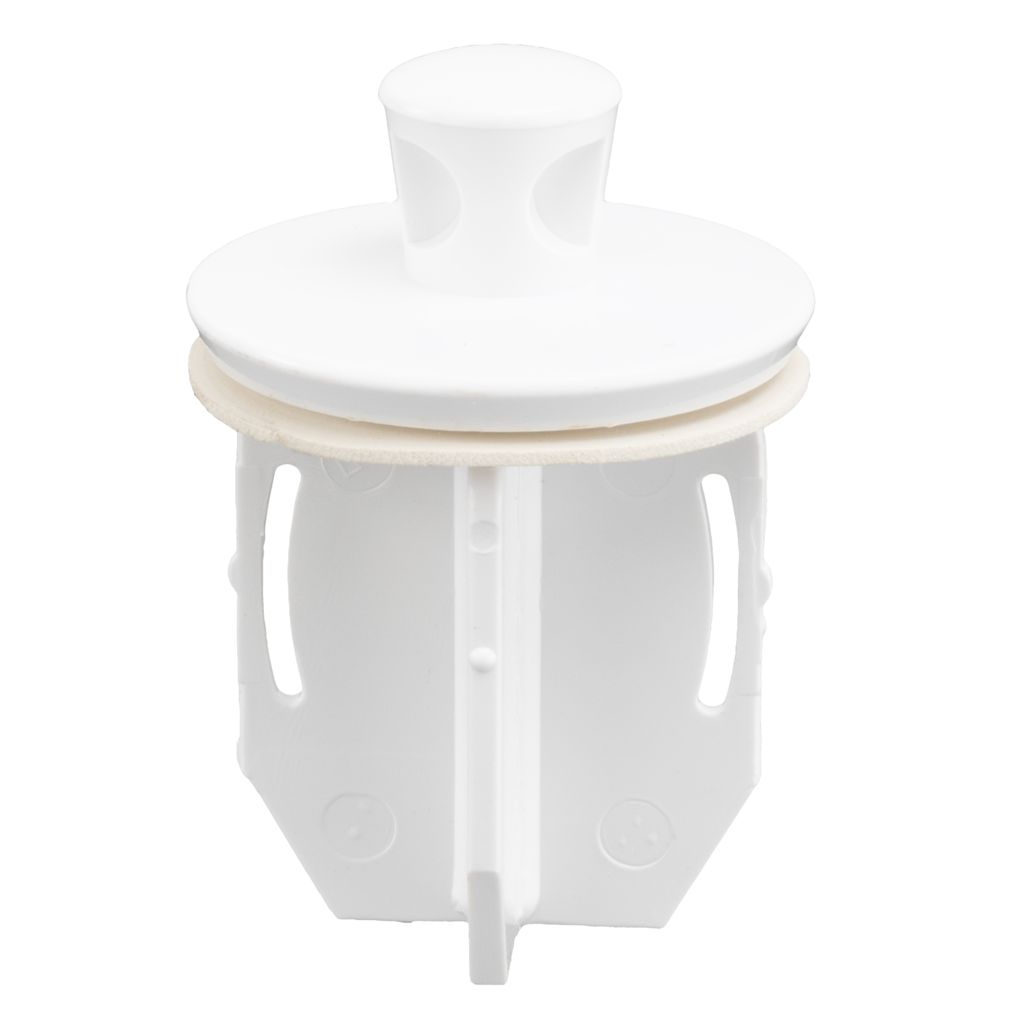 RV Drain Stopper for 2" Sink Drain White