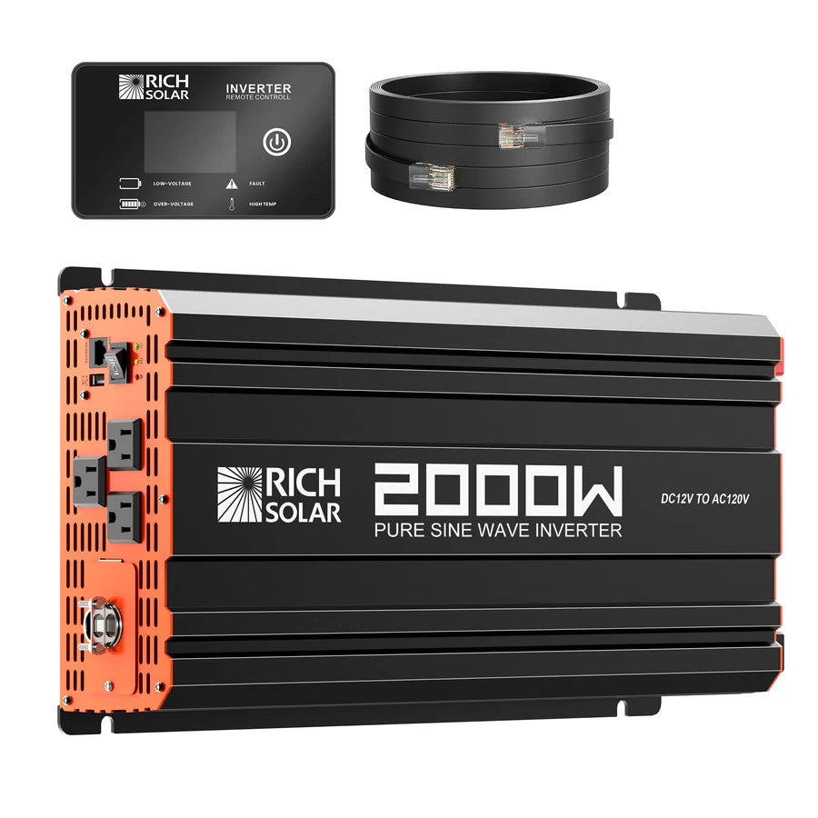 Rich Solar RV 2000 Watt Industrial Pure Sine Wave Inverter