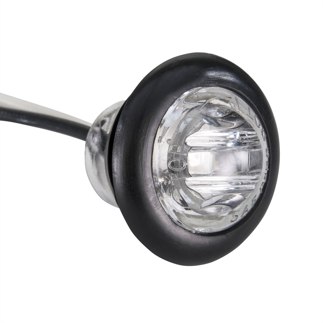 3/4" Clear/Amber LED Clearance Marker Bullet Lights (5, 10, and 20 Packs)