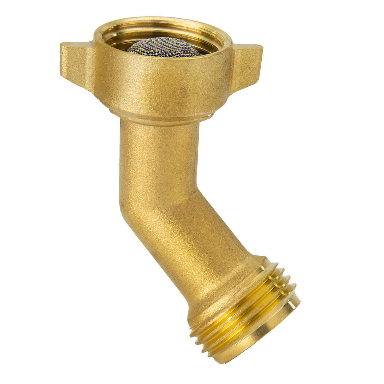 45 Degree Hose Elbow for City Water Fill RV Plumbing for Kink Free Hose Connection