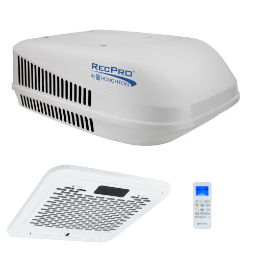 RV Air Conditioner 15K Quiet AC Unit with Heat Pump, Remote Control
