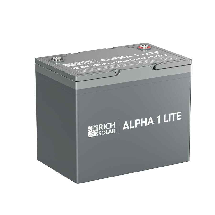 ALPHA 1 LITE | 12V 100Ah LiFePO4 Battery (RS-B12100)