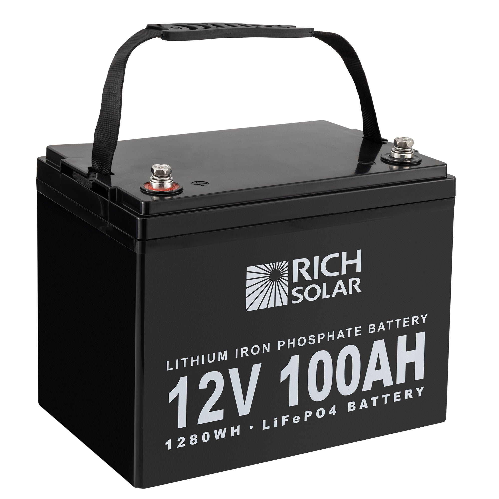 Rich Solar RV 12V 100Ah LiFePO4 Lithium Iron Phosphate Battery