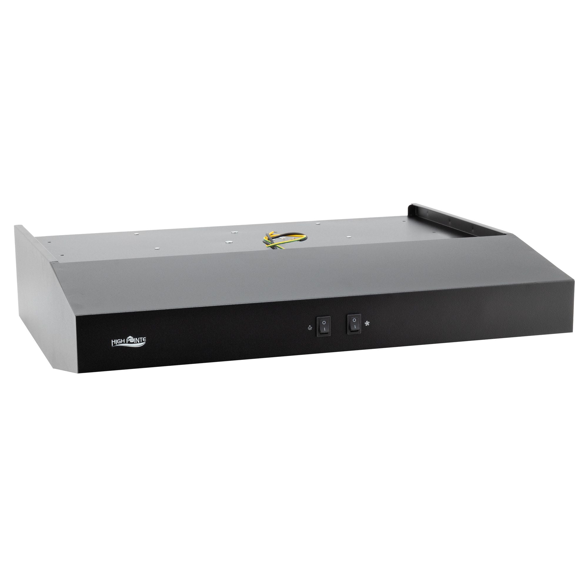 High Pointe RV Stove Vented Range Hood 22" Black