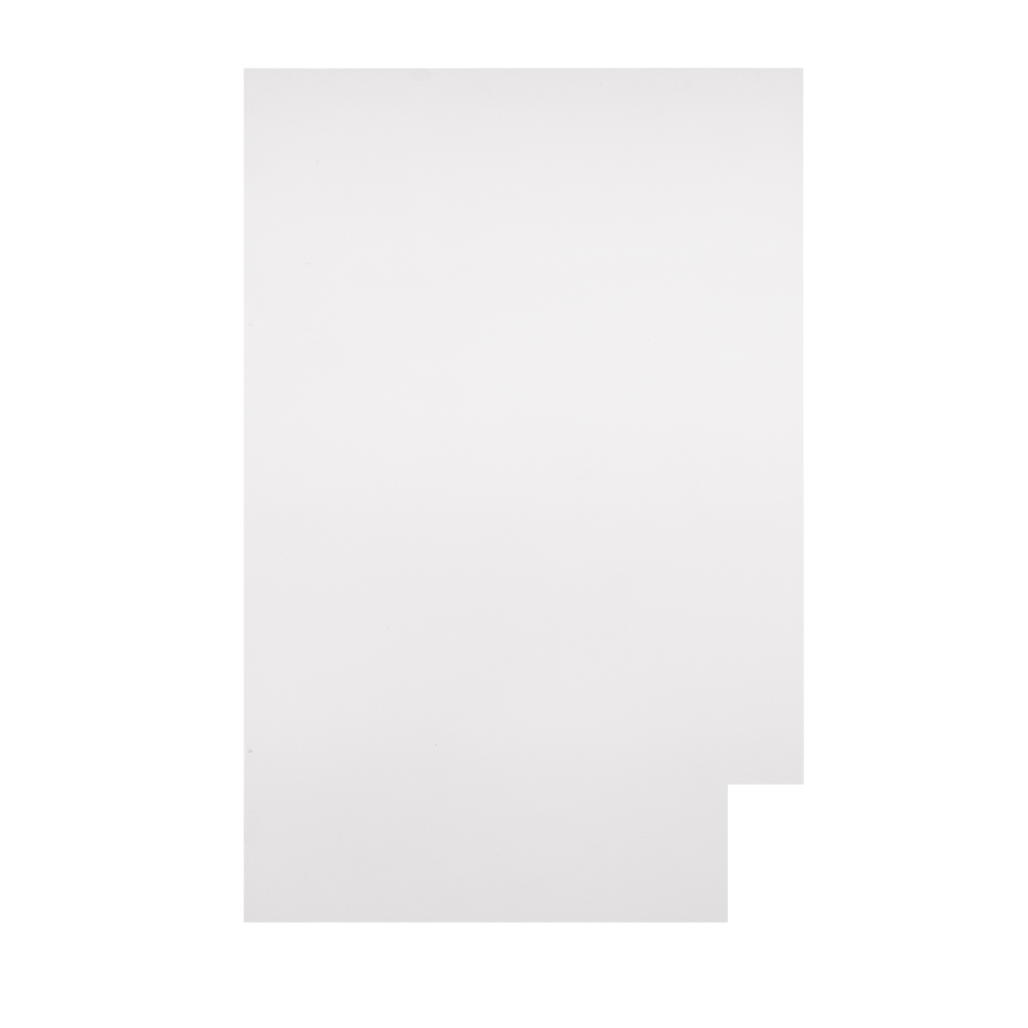 End Panel for RV Cabinets Base Cabinet | White