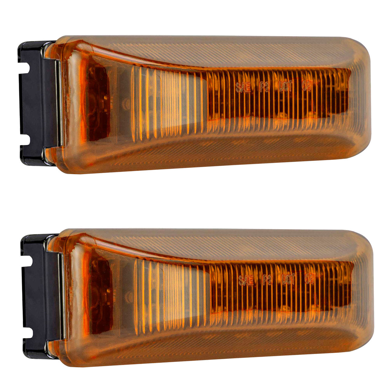 4" x 1" Rectangle RV LED Marker Light Amber/Amber