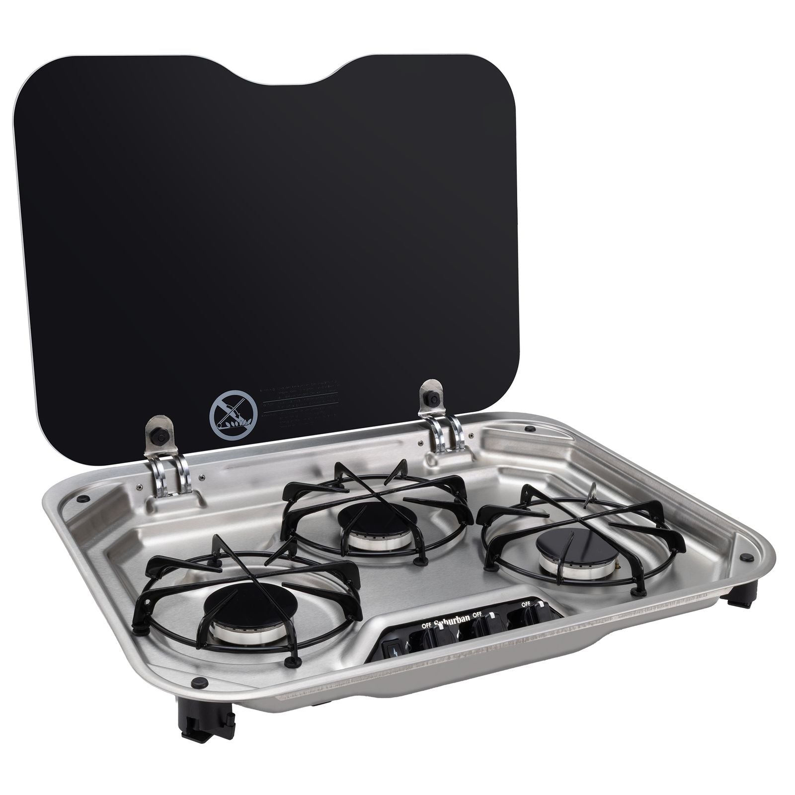 RV Suburban Gas Cooktop Three Burner Drop In
