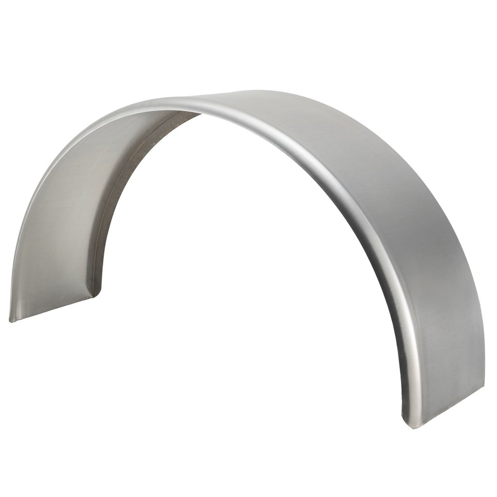 Aluminum Trailer Fenders Single Axle 34" x 17" x 10" Curved