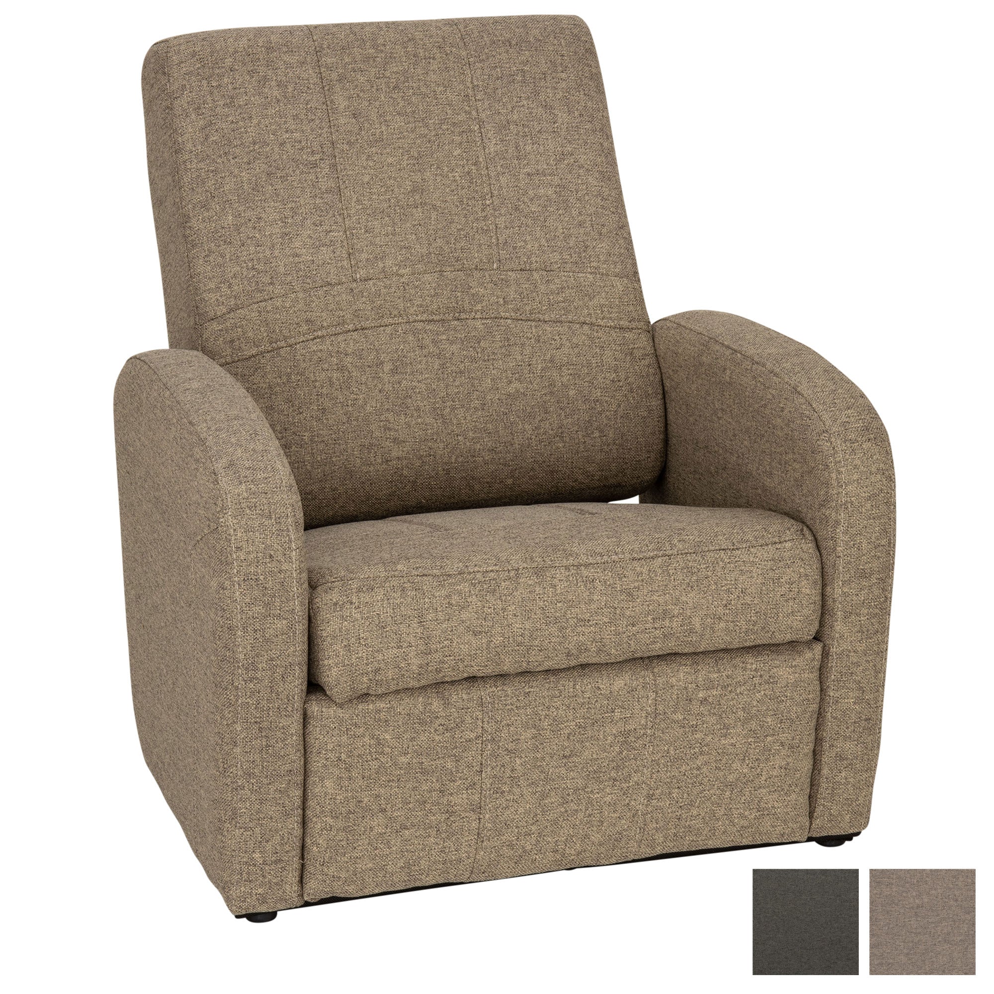 RV Gaming Chair Ottoman Conversion in Cloth