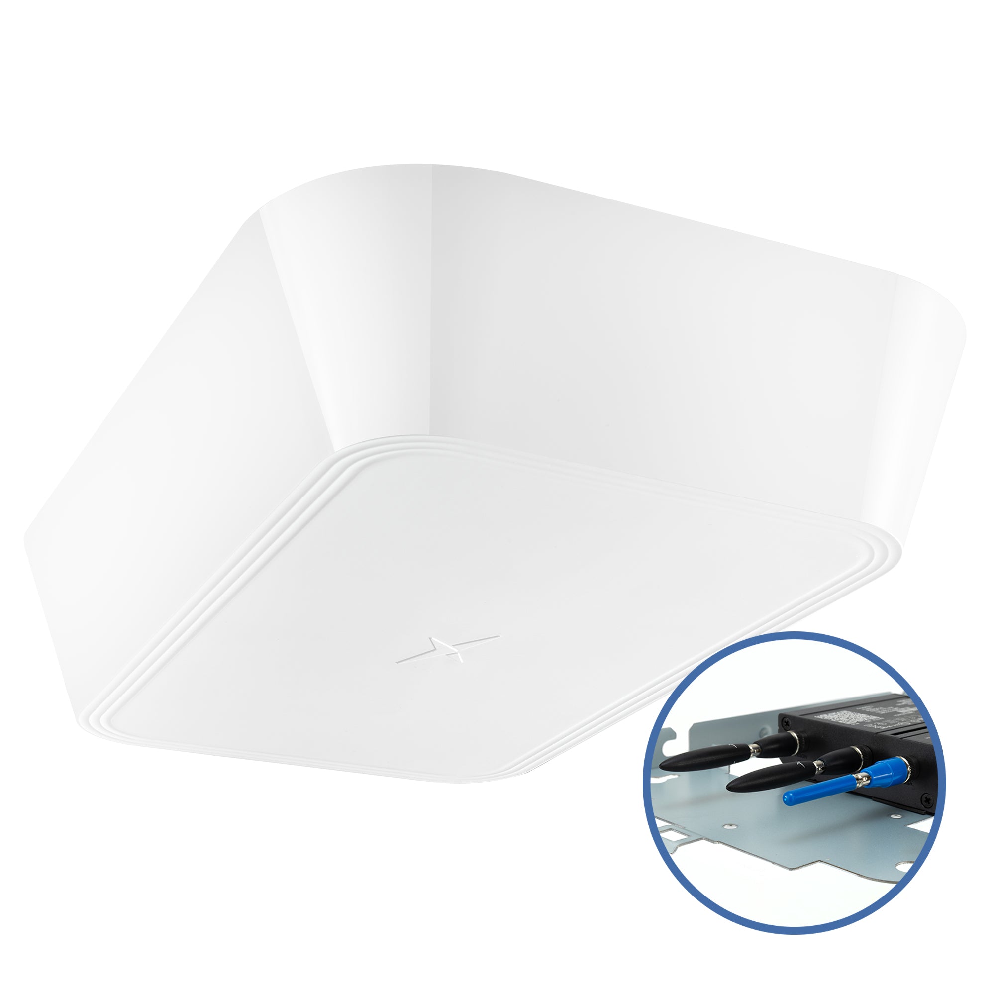 Mobile RV WiFi Router – 4G LTE Internet with SIM Support, Wireless Hotspot, Wall/Ceiling Mount, 2 SMA + RP-SMA Antenna Ports
