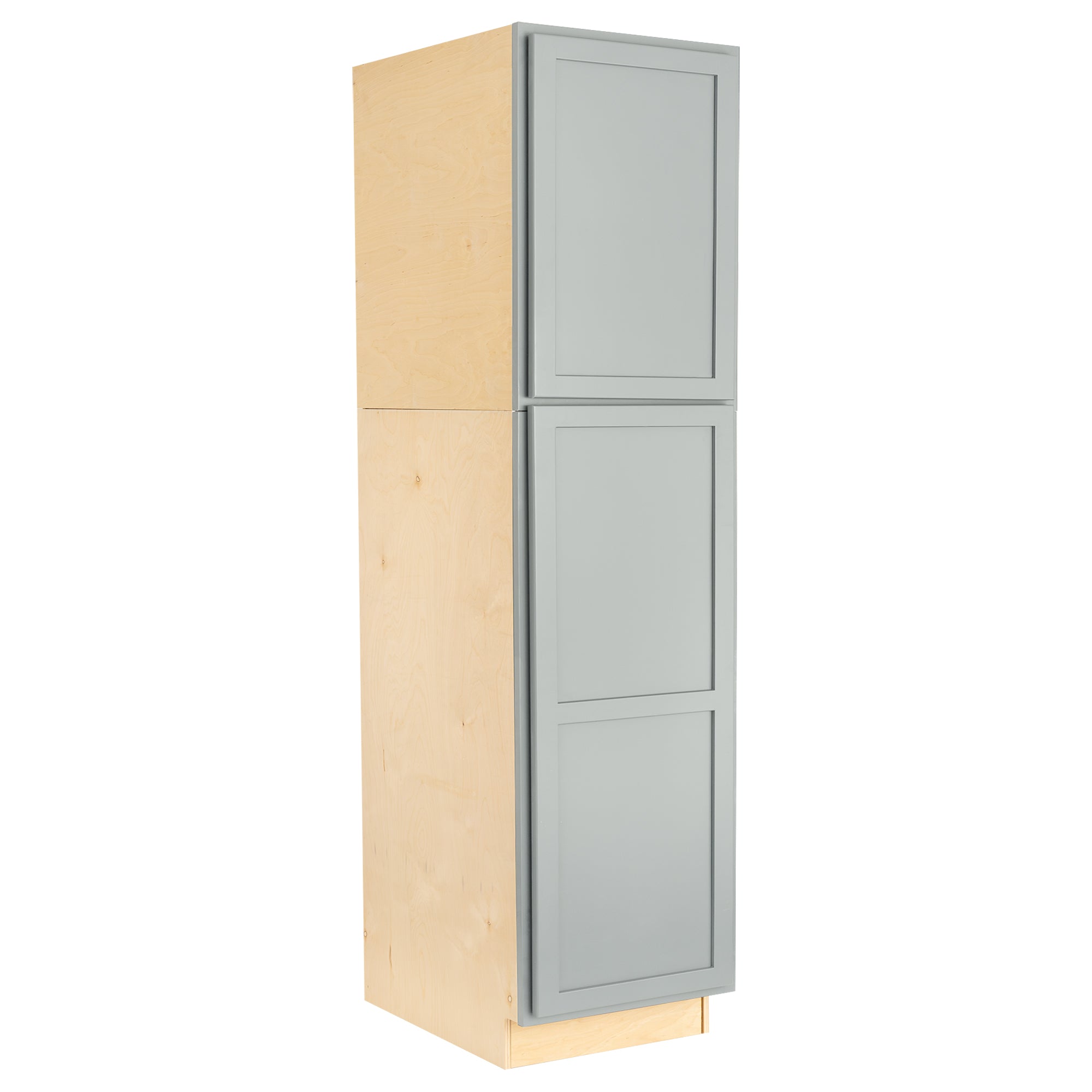RV Cabinets Gray Shaker | Pantry 24" W x 84" H | RTA Cabinets