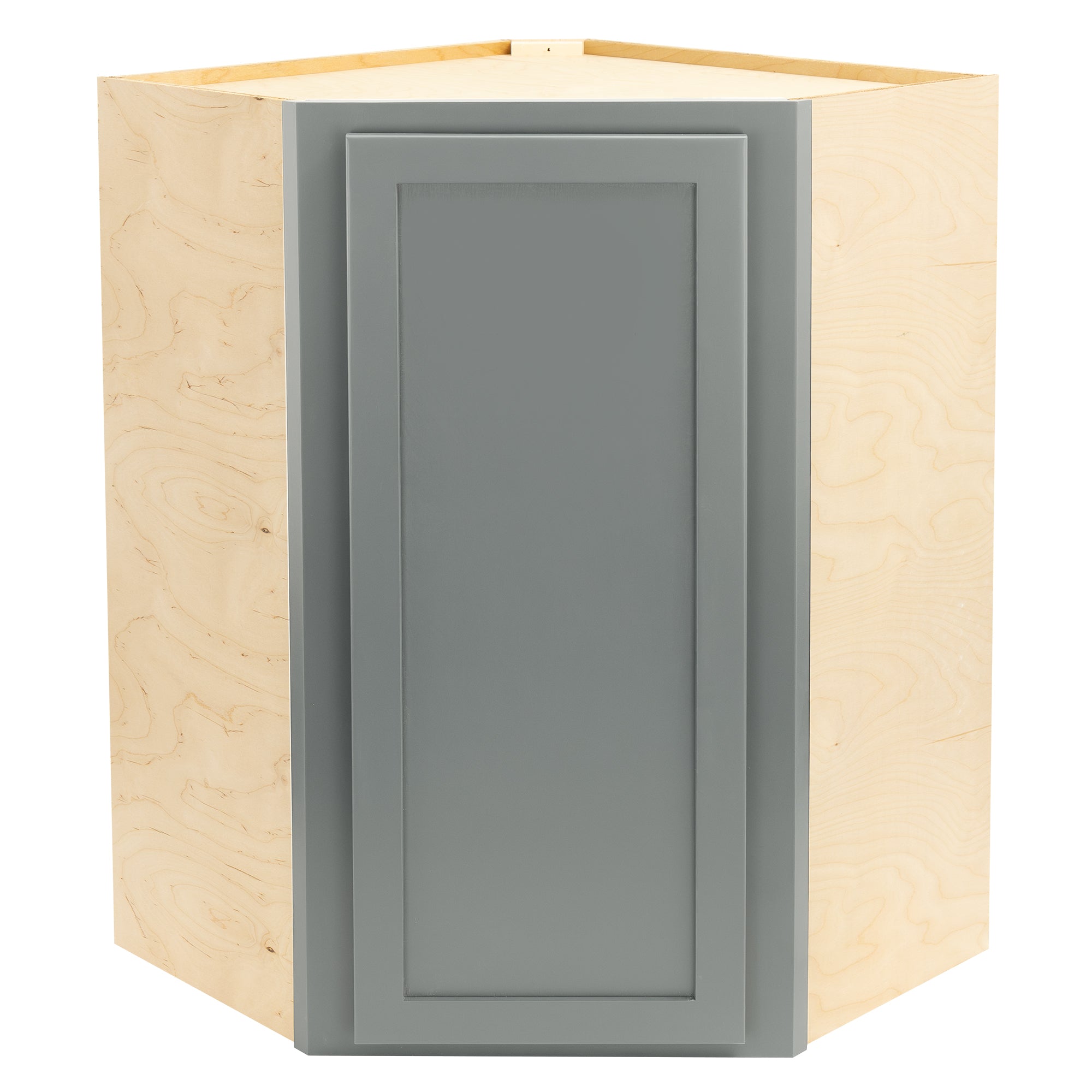 RV Cabinets Gray Shaker | Wall Corner Cabinet 24" W x 30" H | RTA Cabinets