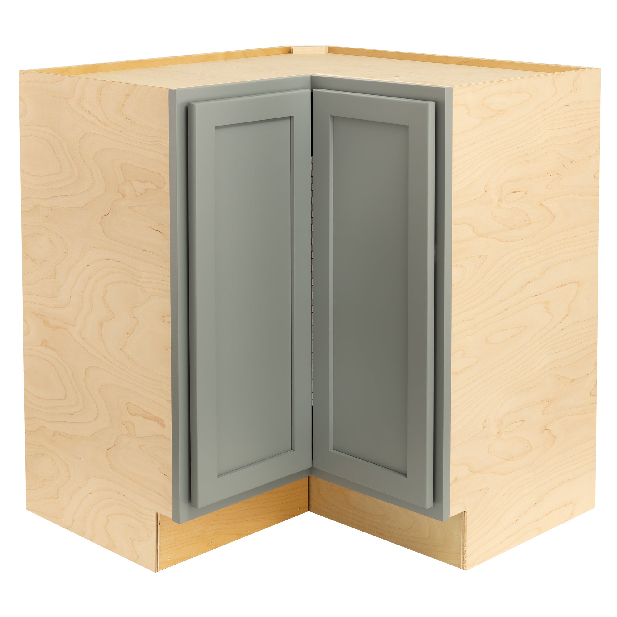 RV Cabinets Gray Shaker | Lazy Susan Base 30" W | RTA Cabinets