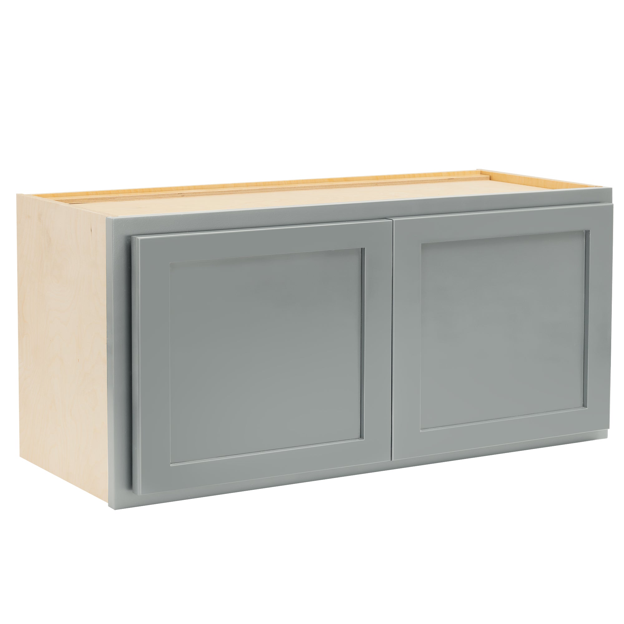 RV Cabinets Gray Shaker | Microwave Wall Cabinet 30" W x 18" H | RTA Cabinets