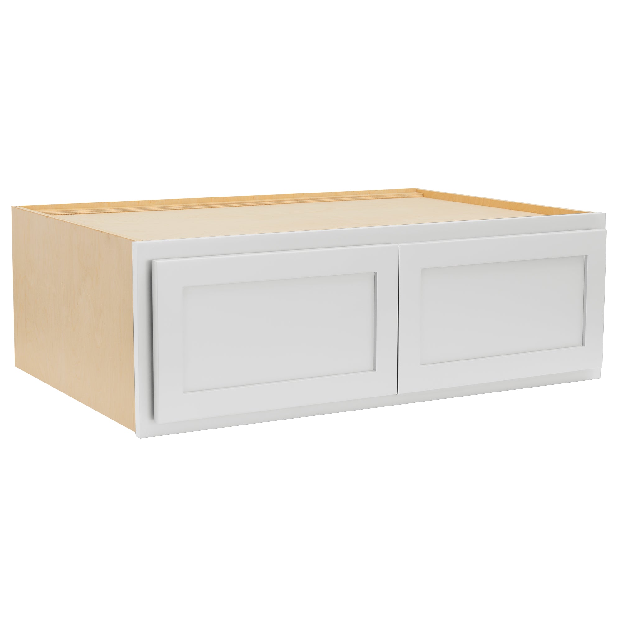 RV Cabinets White Shaker | Refrigerator Wall Cabinet 36" W x 12" H | RTA Cabinets