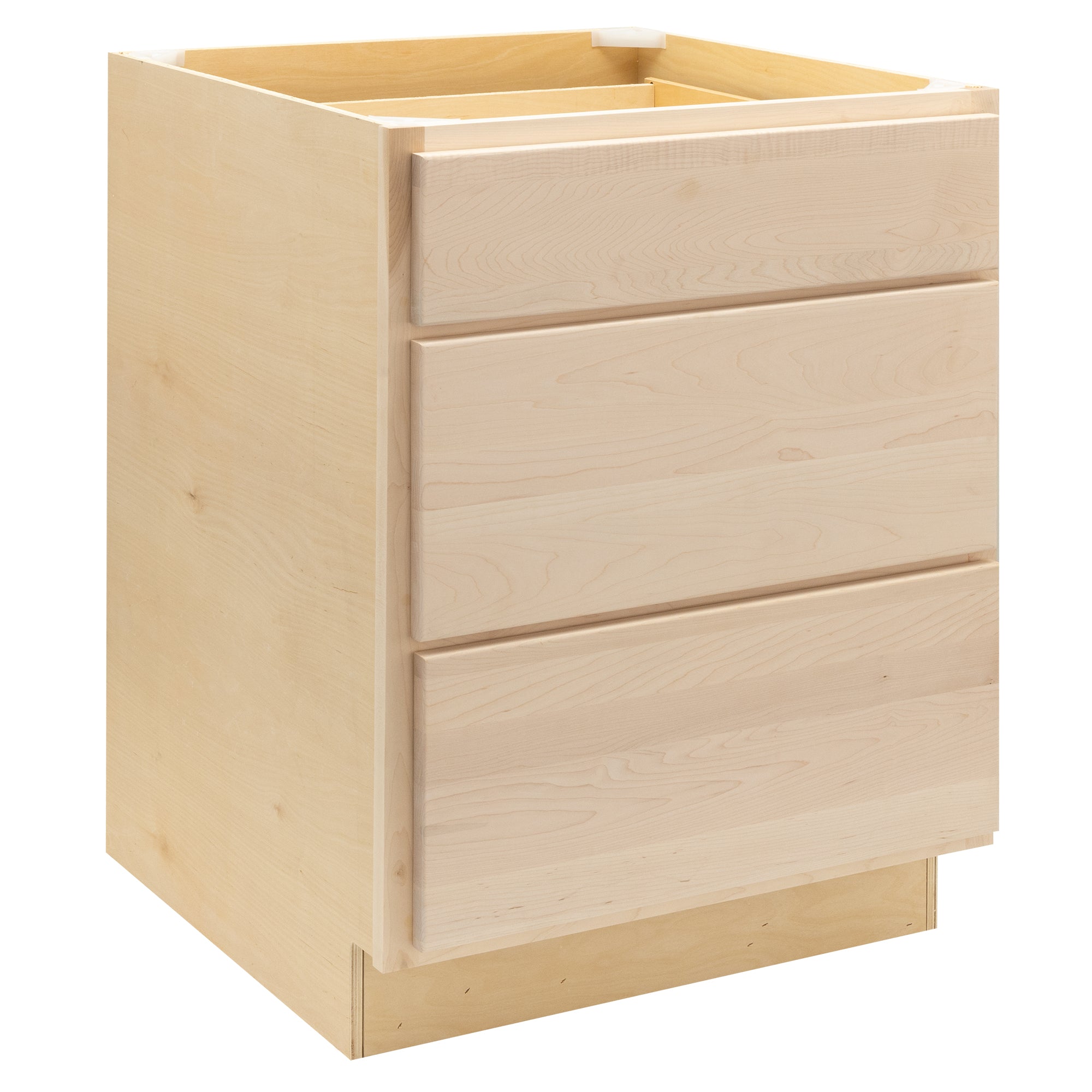 RV Cabinets Maple Wood Shaker | 3 Drawer Base 30" W | RTA Cabinets