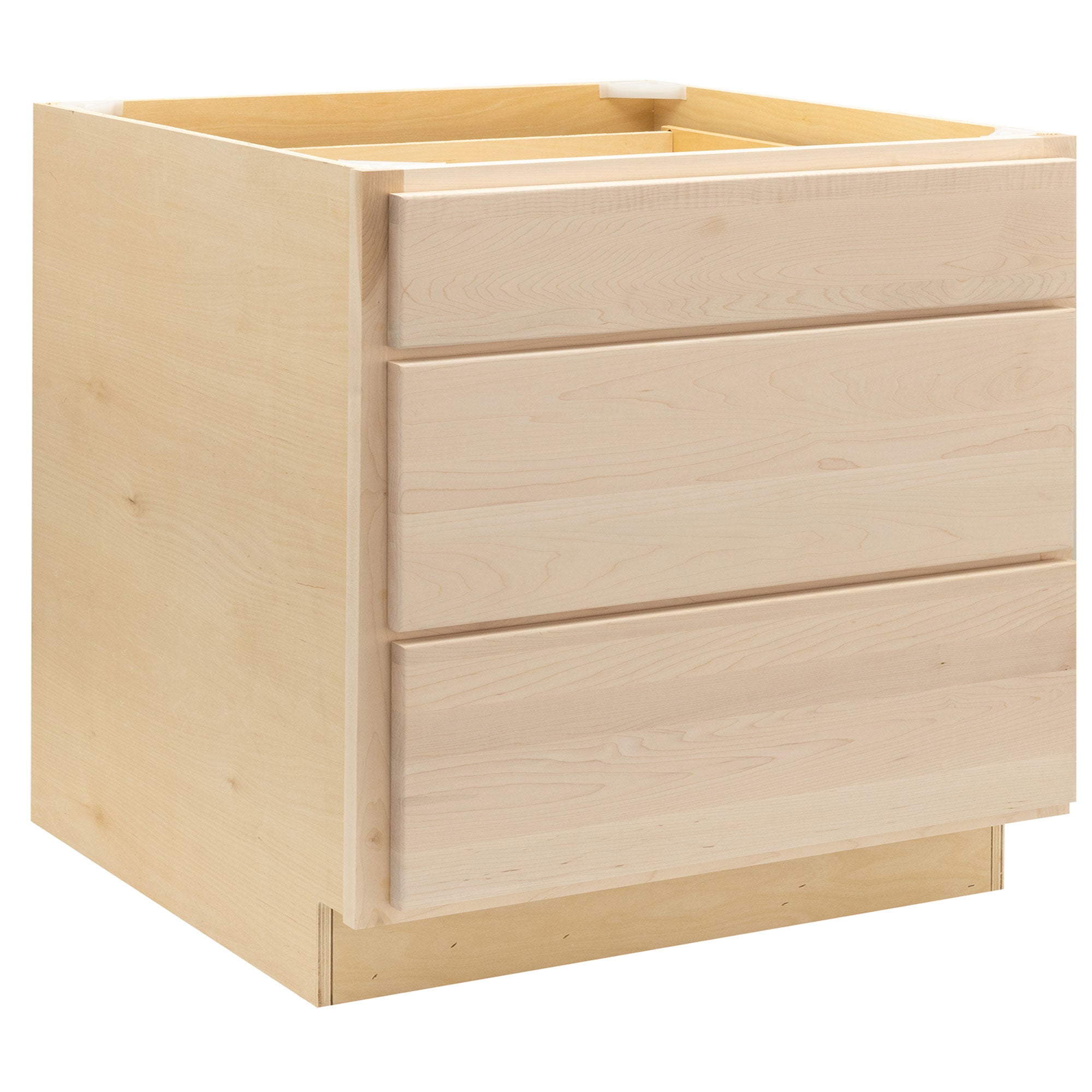 RV Cabinets Maple Wood Shaker | 3 Drawer Base 36" W | RTA Cabinets