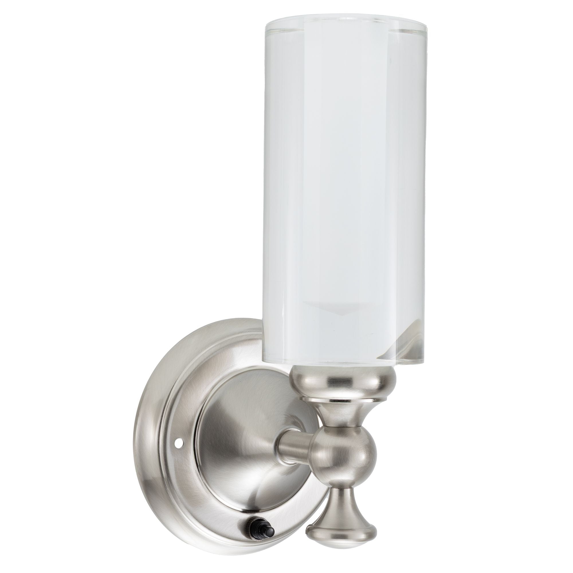 RV 12V Wall Sconce with Satin Nickel Finish