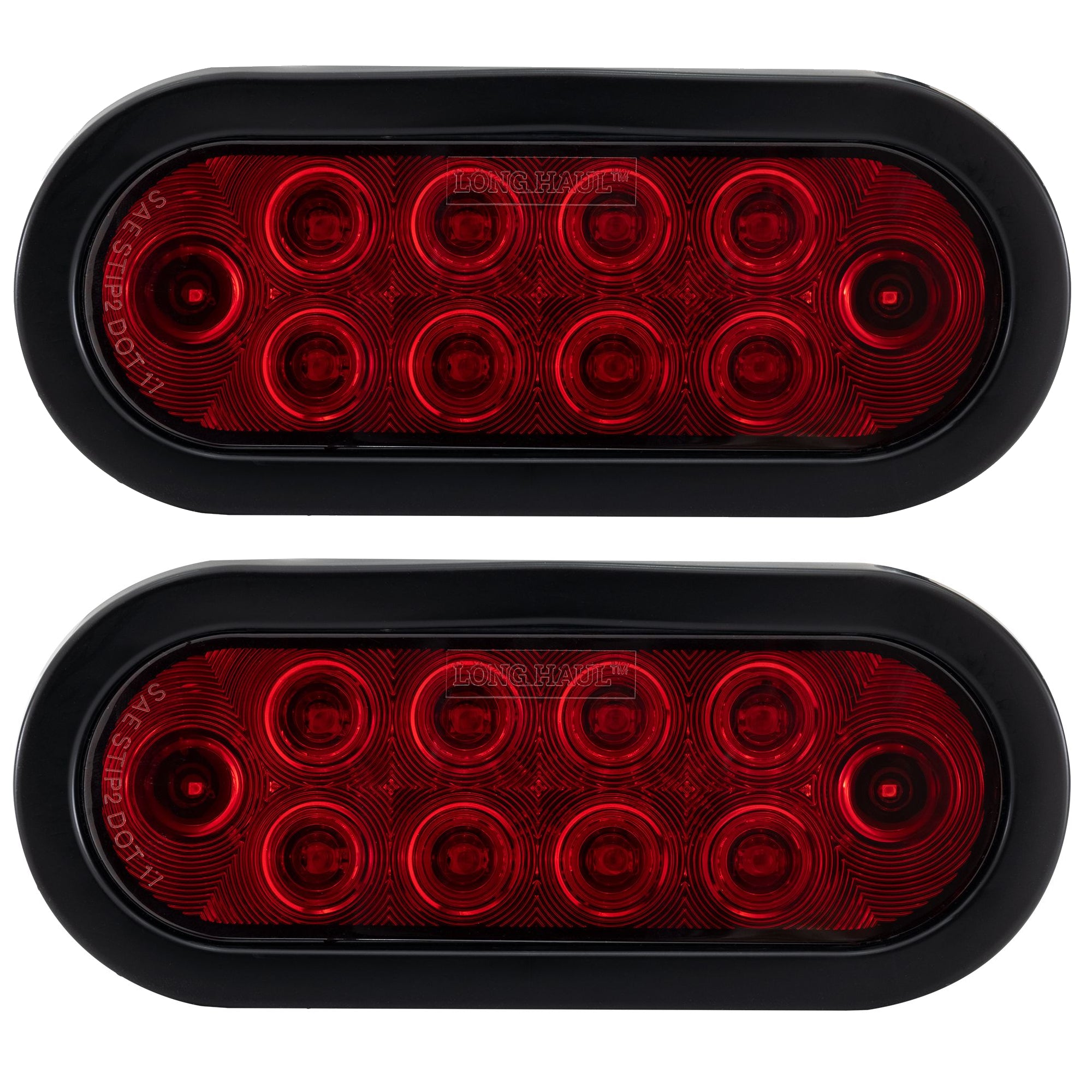 6" Oval LED Sealed Stop Turn Tail Light