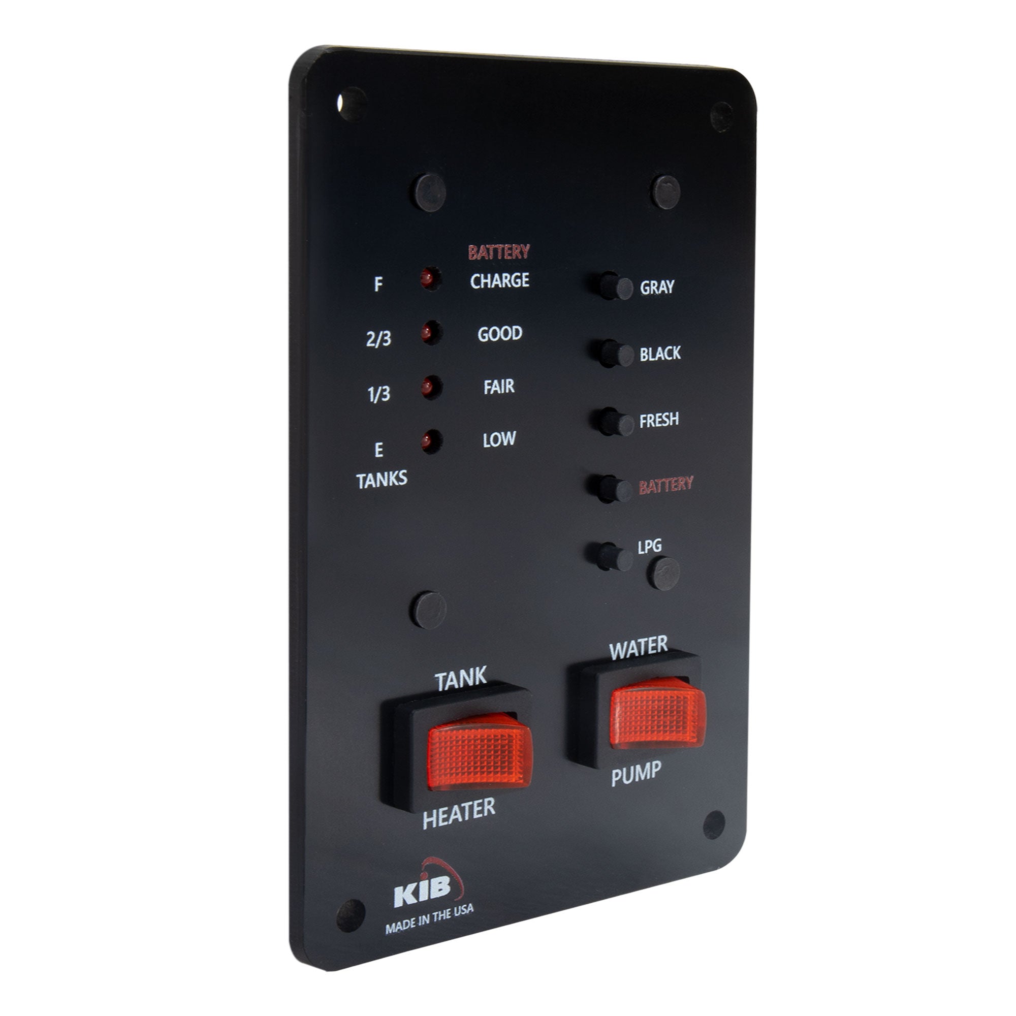 RV Tank Sensor Monitor Panel Probeless Control Panel