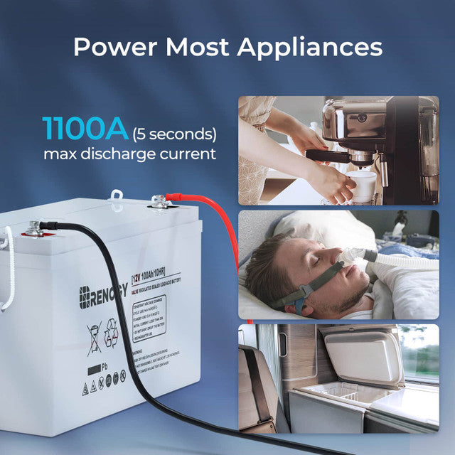 12-Volt 100Ah Deep Cycle AGM Battery