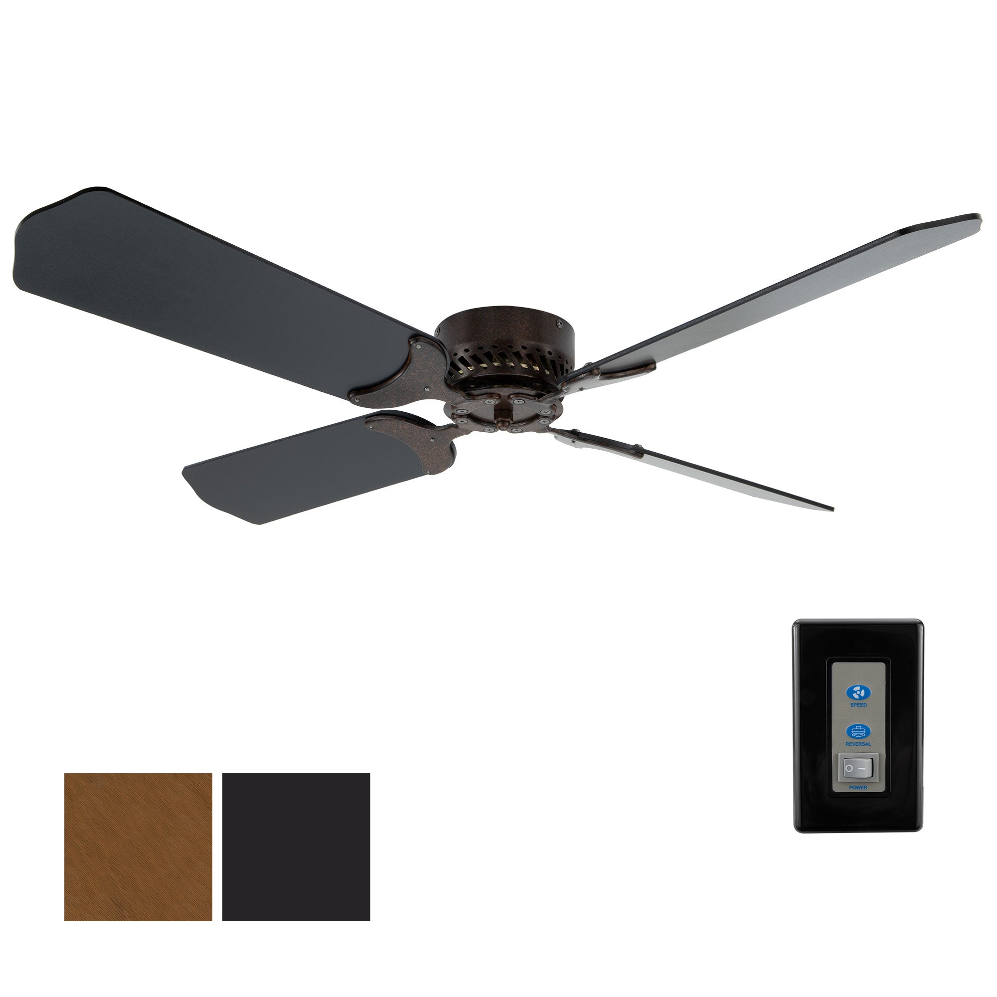 RV Ceiling Fan 12V 42" Oil Rubbed Bronze