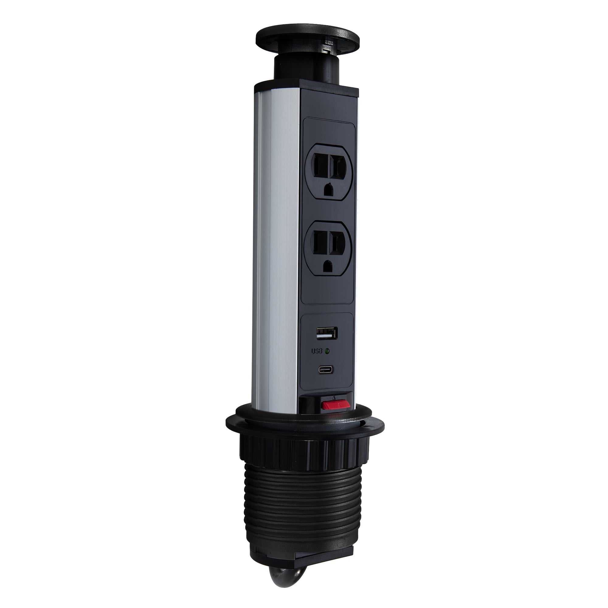 RV USB-A Pop-Up Charger 15 Amp w/ Wireless Phone Charger