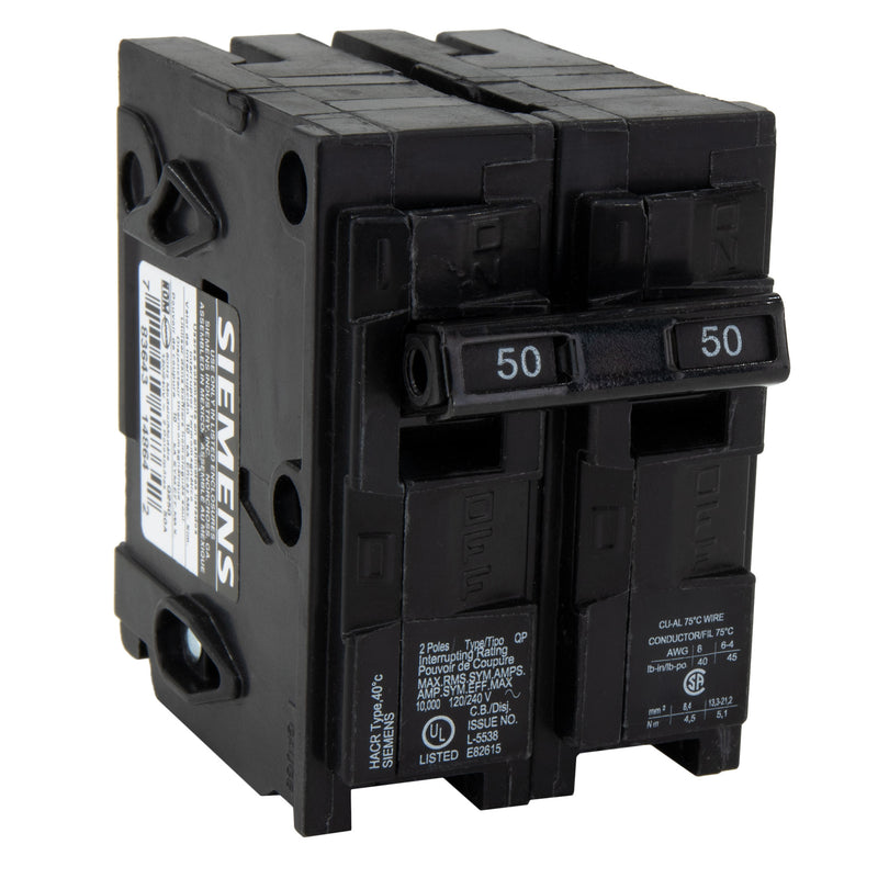 RV Circuit Breaker 50 Amp Siemens Q250