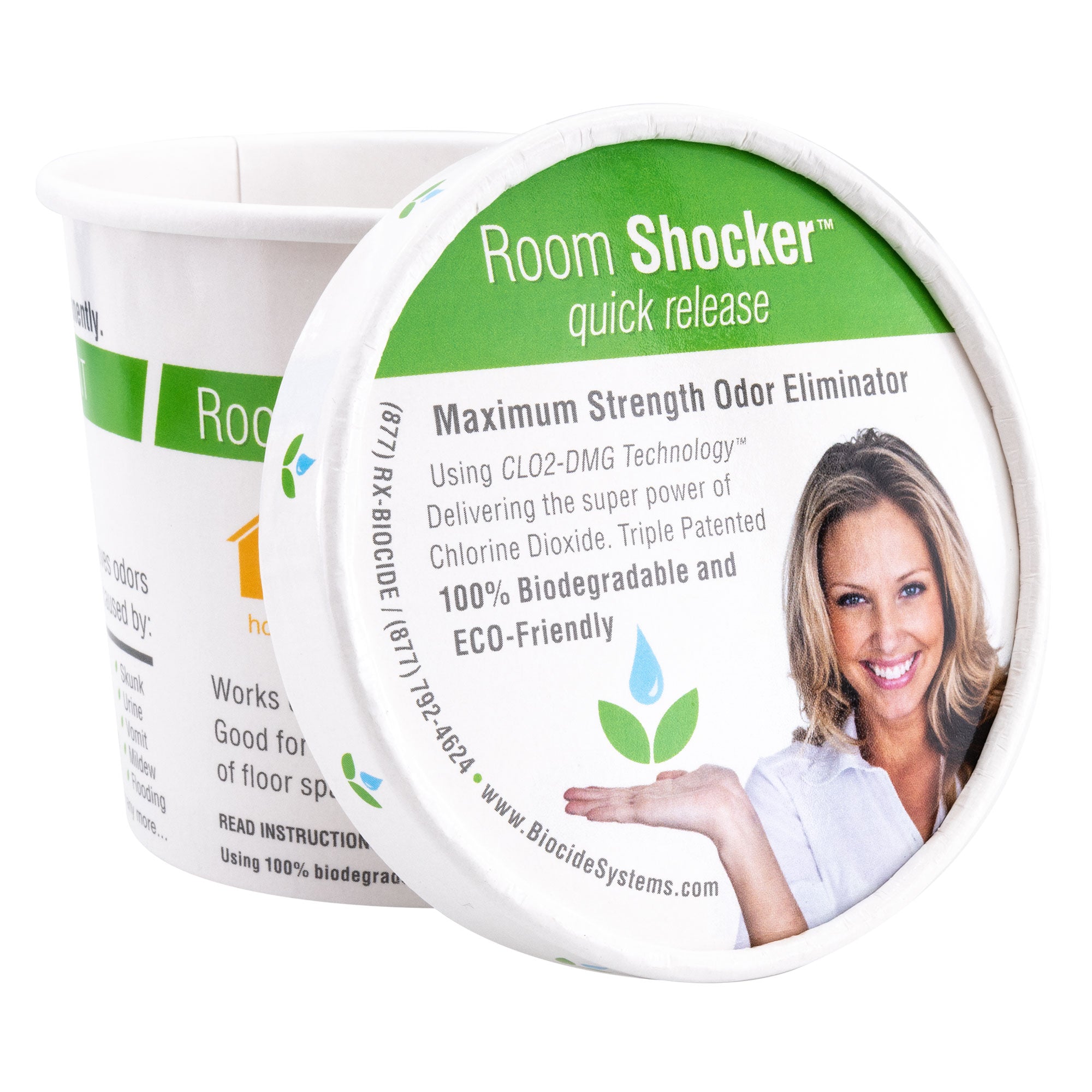 Interior Room Odor Eliminator Biocide Quick Release