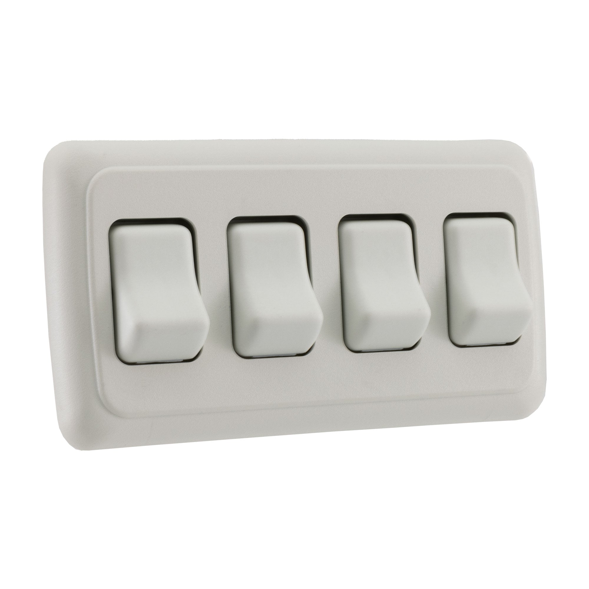 RV Switch SPST Switch On / Off 4 Gang Bezel