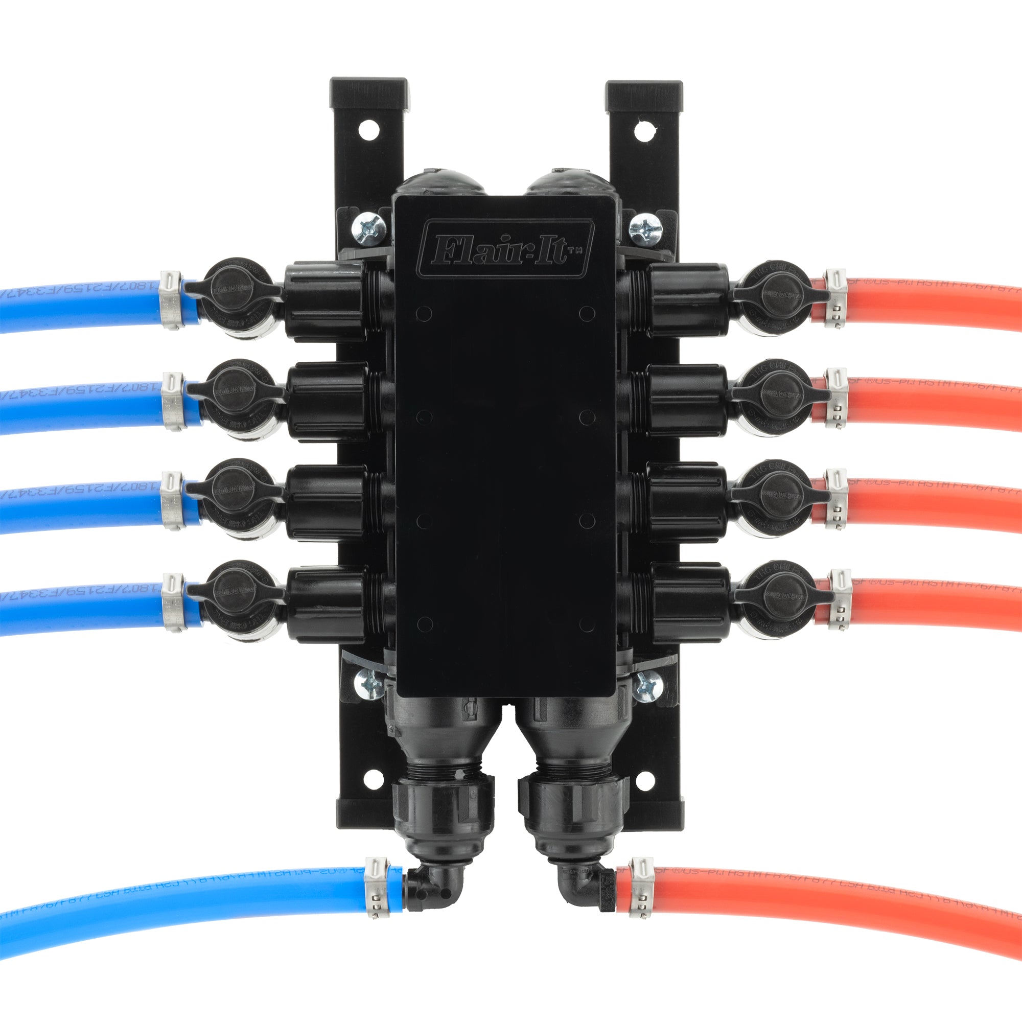 RV Water Manifold 3/4" Inlet x 1/2" Valve Outlets