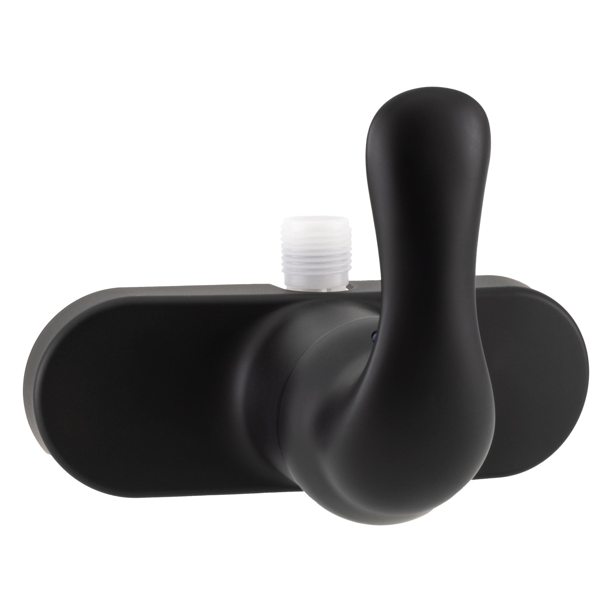 RV Shower Diverter Faucet Matte Black with Single Lever