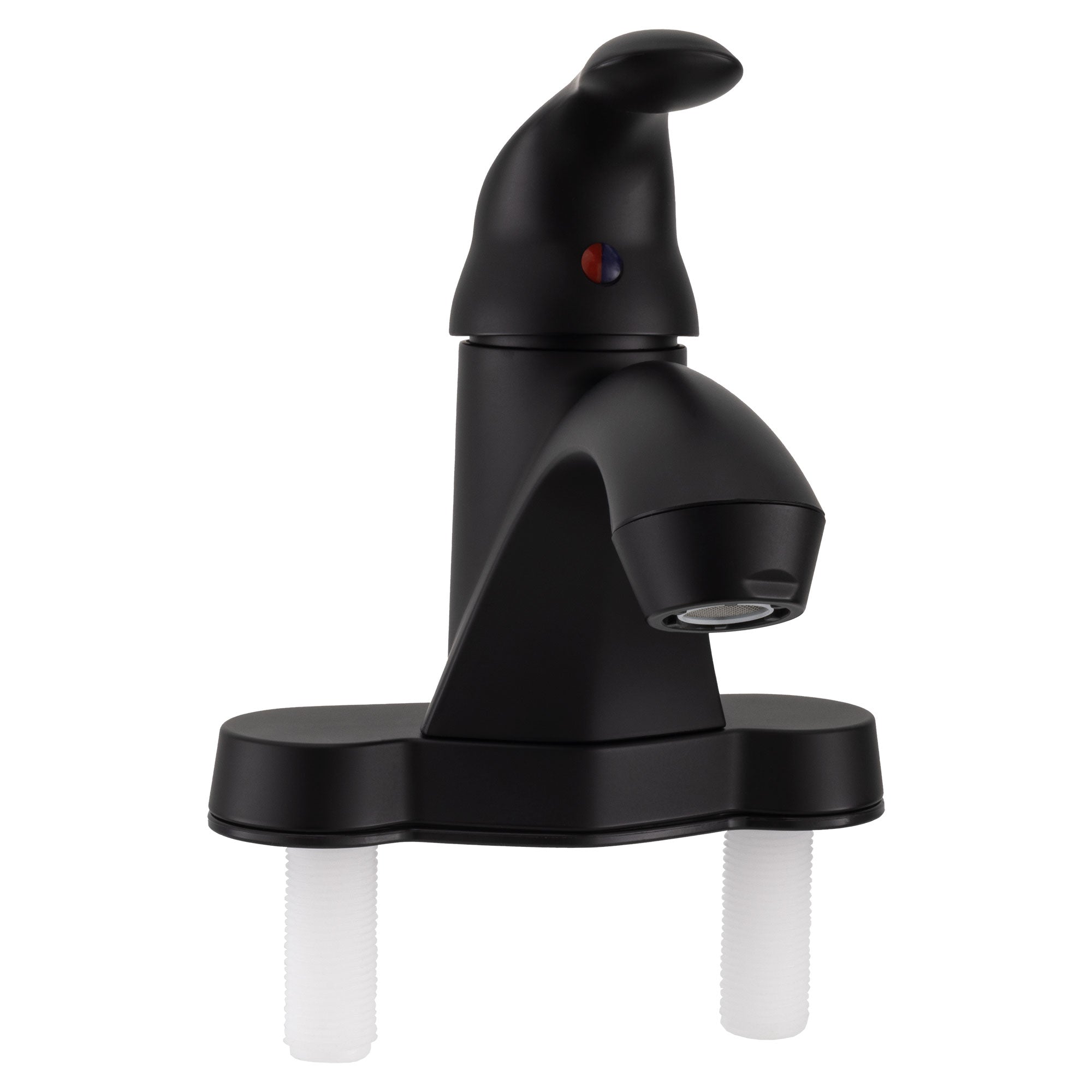 4" RV Faucet Matte Black with Single Lever