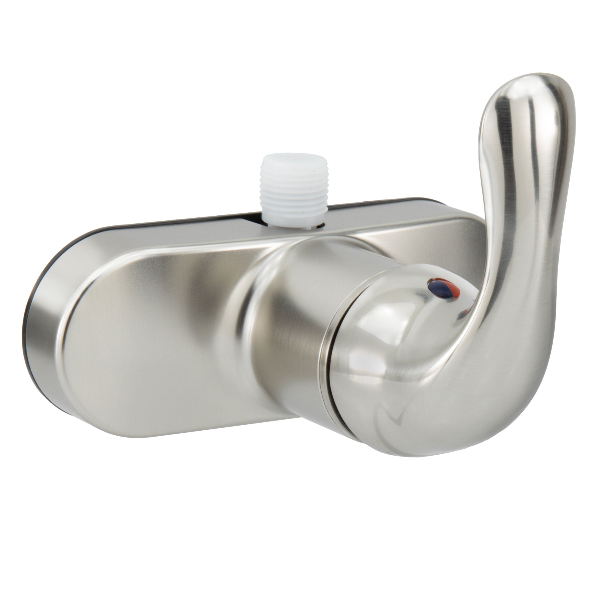 RV Shower Diverter Faucet Brushed Nickel with Single Lever