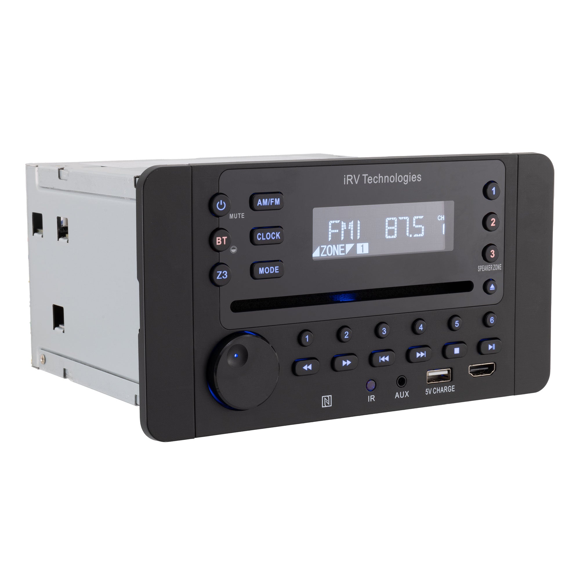 iRV63 RV Stereo System AM/FM/DVD/CD/MP3/MP4/HDMI with Bluetooth