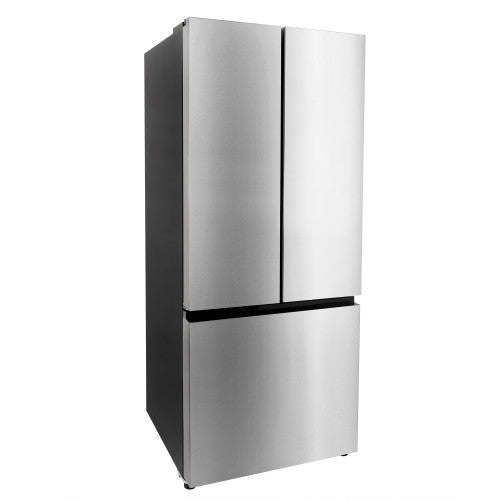 RV Refrigerator 16 Cubic Feet 12v with French Doors Stainless