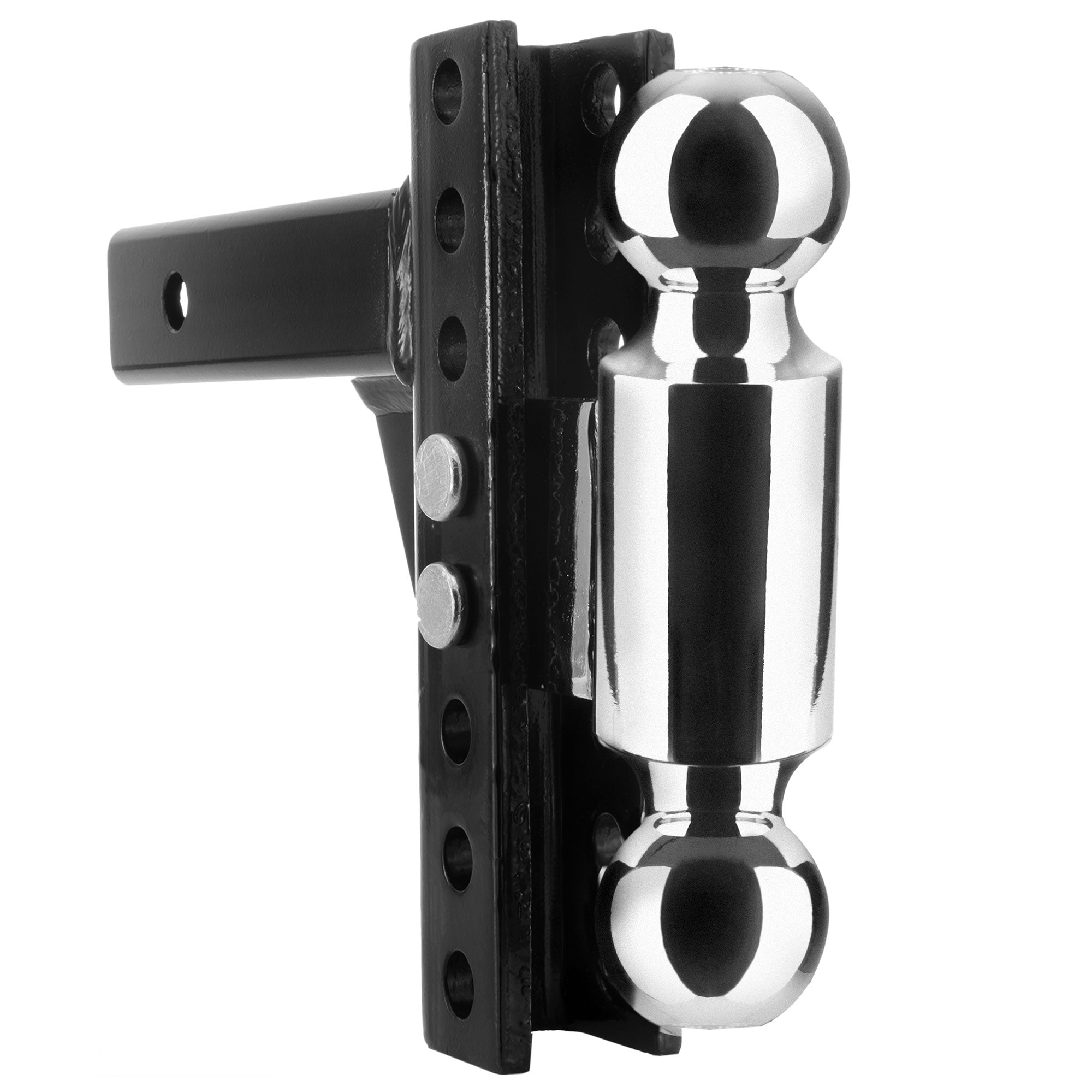 Adjustable Trailer Hitch 8" Drop/Rise with 2" and 2 5/16" Dual Ball