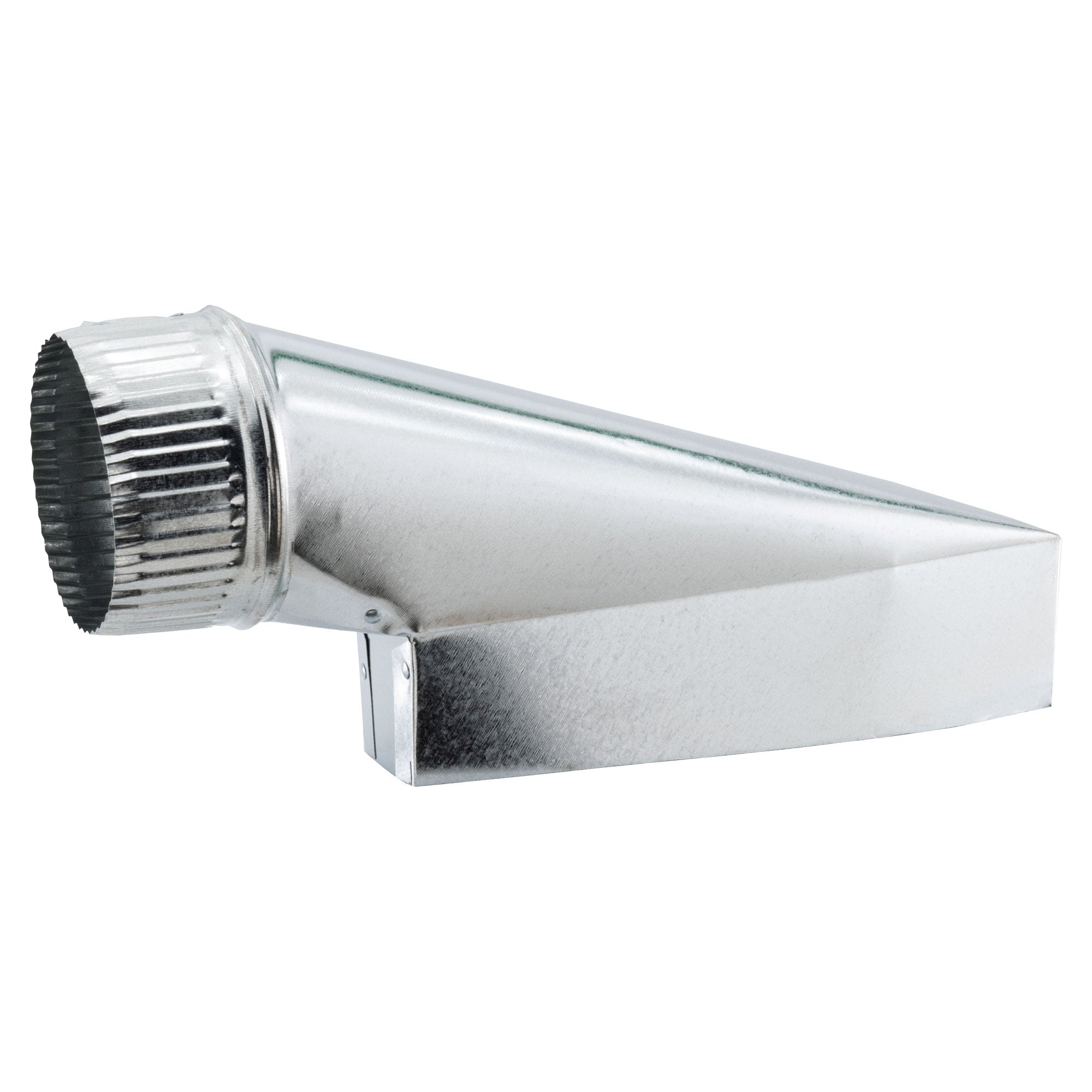 RV Ducting 90 Degree Boot 2-1/4" x 10" x 4" Galvanized