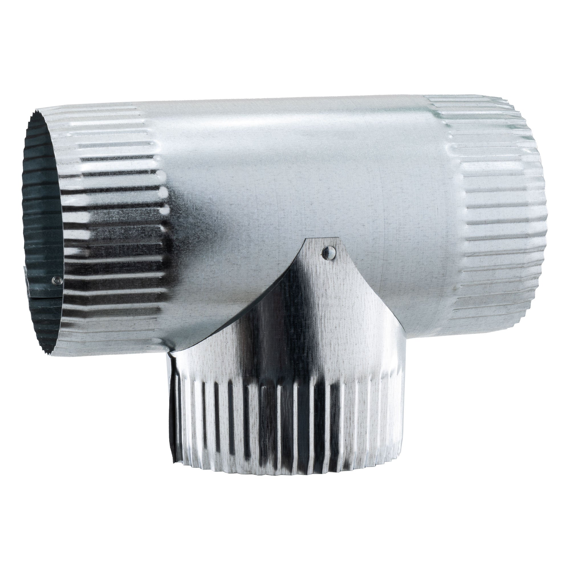RV Ducting 3-Way Tee 4" Galvanized