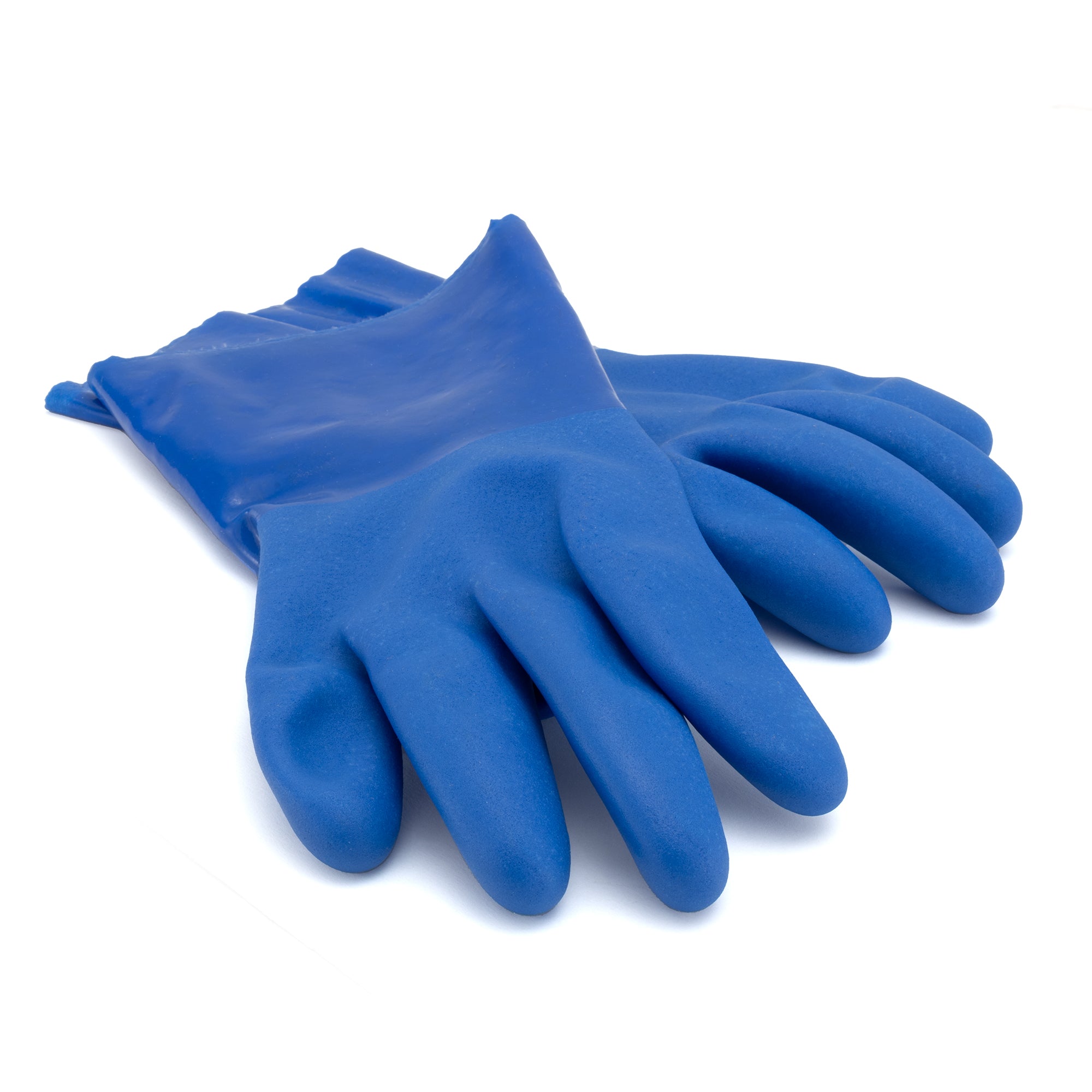 RV Waste Tank Reusable PVC Gloves - Blue