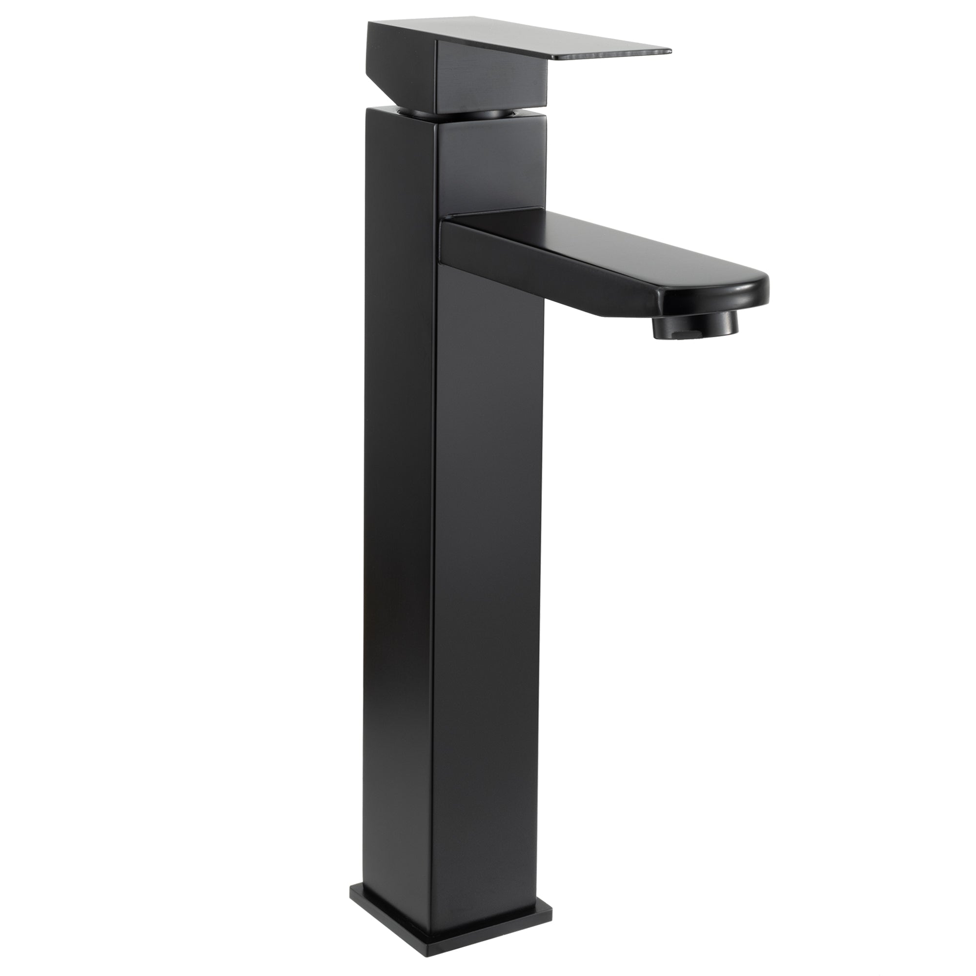 RV Vessel Sink Faucet Matte Black 12" H