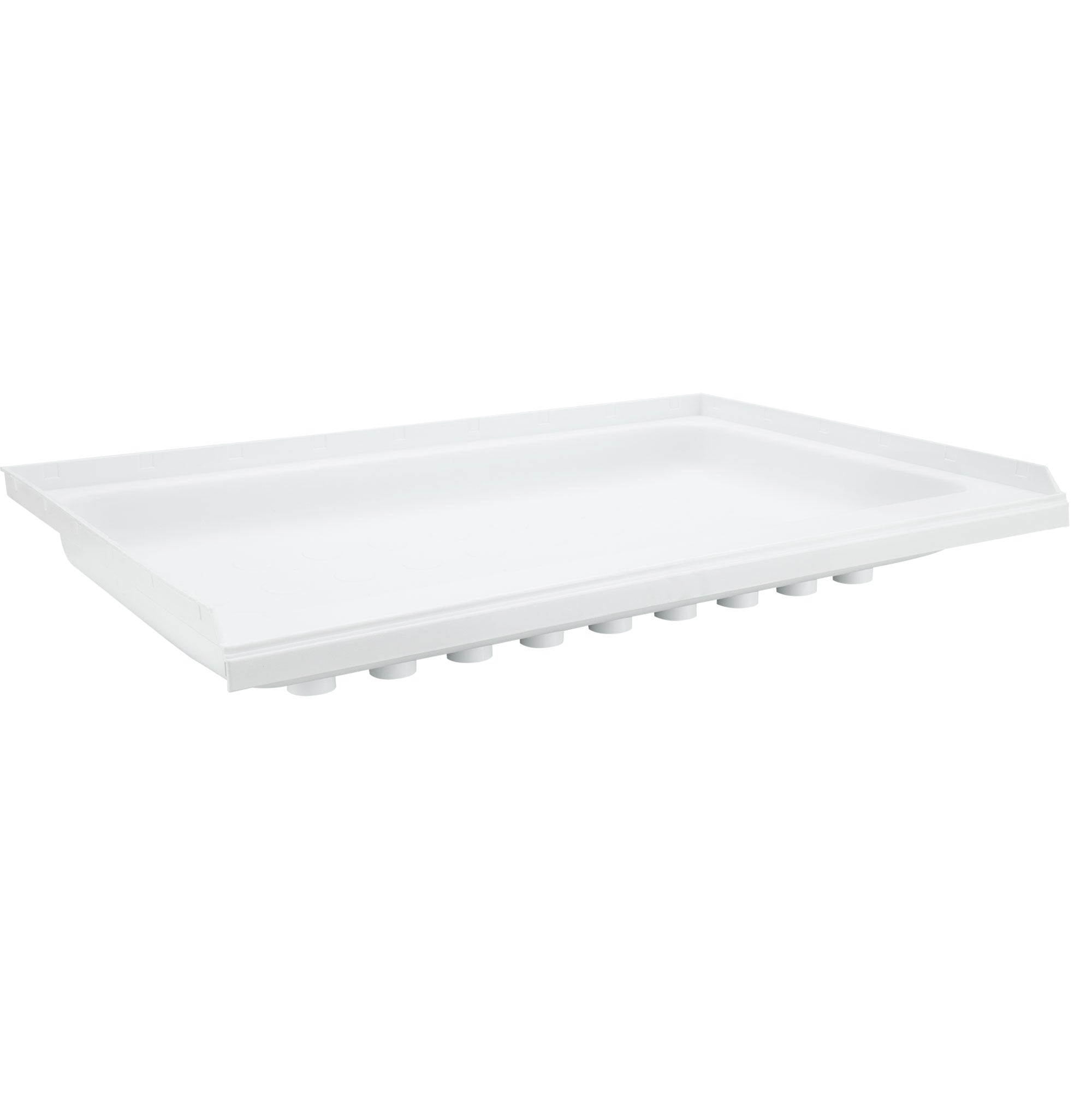 RV Shower Pan 36" x 24" x 5" Left Drain in White