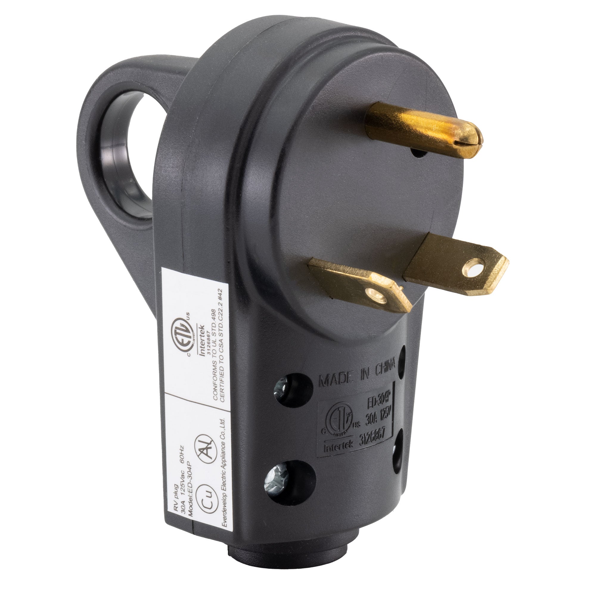 30 Amp RV Plug Replacement Male