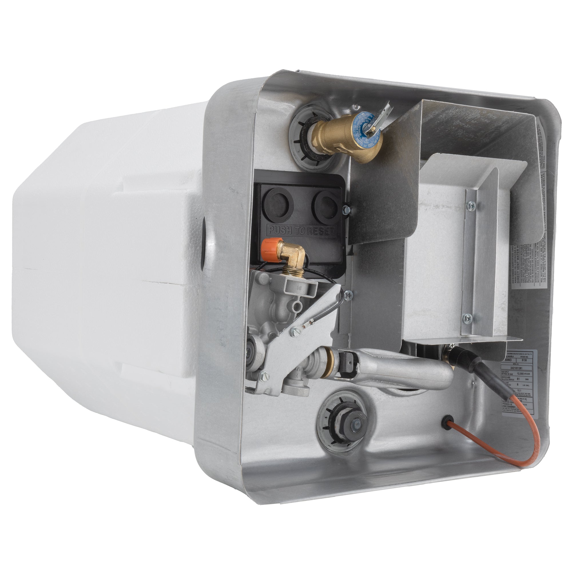 Suburban RV Water Heater Direct Spark Ignition 6-Gallon 12V 12,000 BTU 5238A
