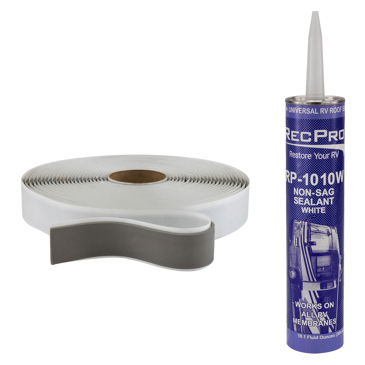 RV Window Install Kit Non-Sag Sealant and Butyl Tape
