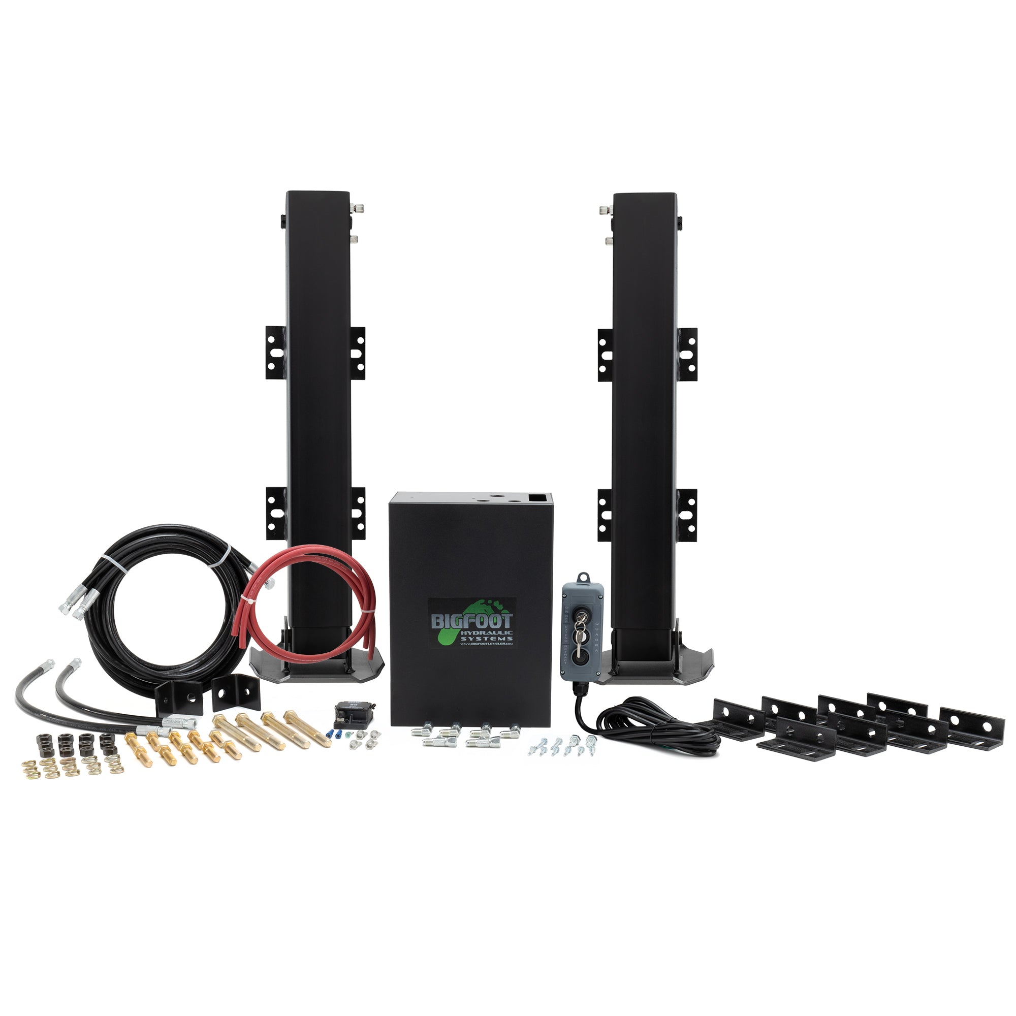 Bigfoot Hydraulic Trailer Dual Point Single Pump Jack  Landing Gear