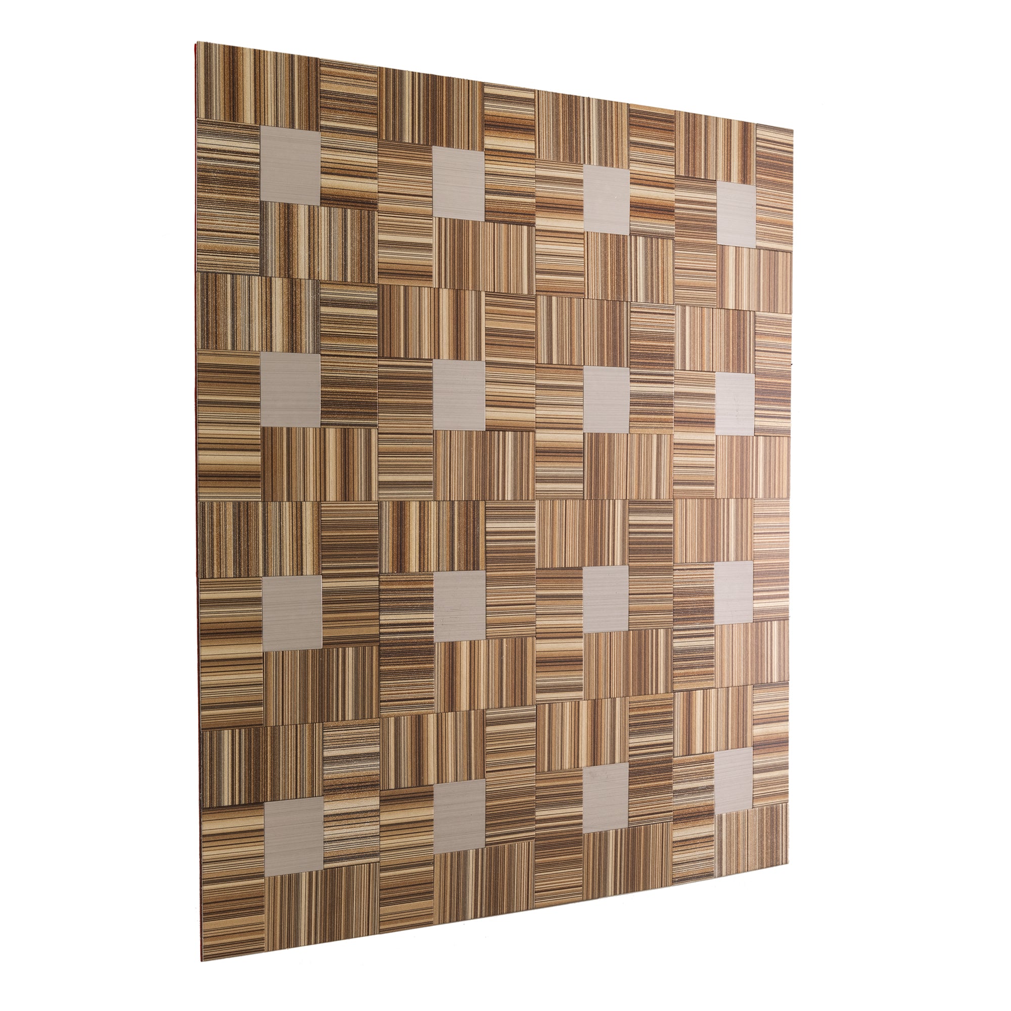 RV Backsplash Pyrite Pinwheel Tile 12" x 12" Peel and Stick